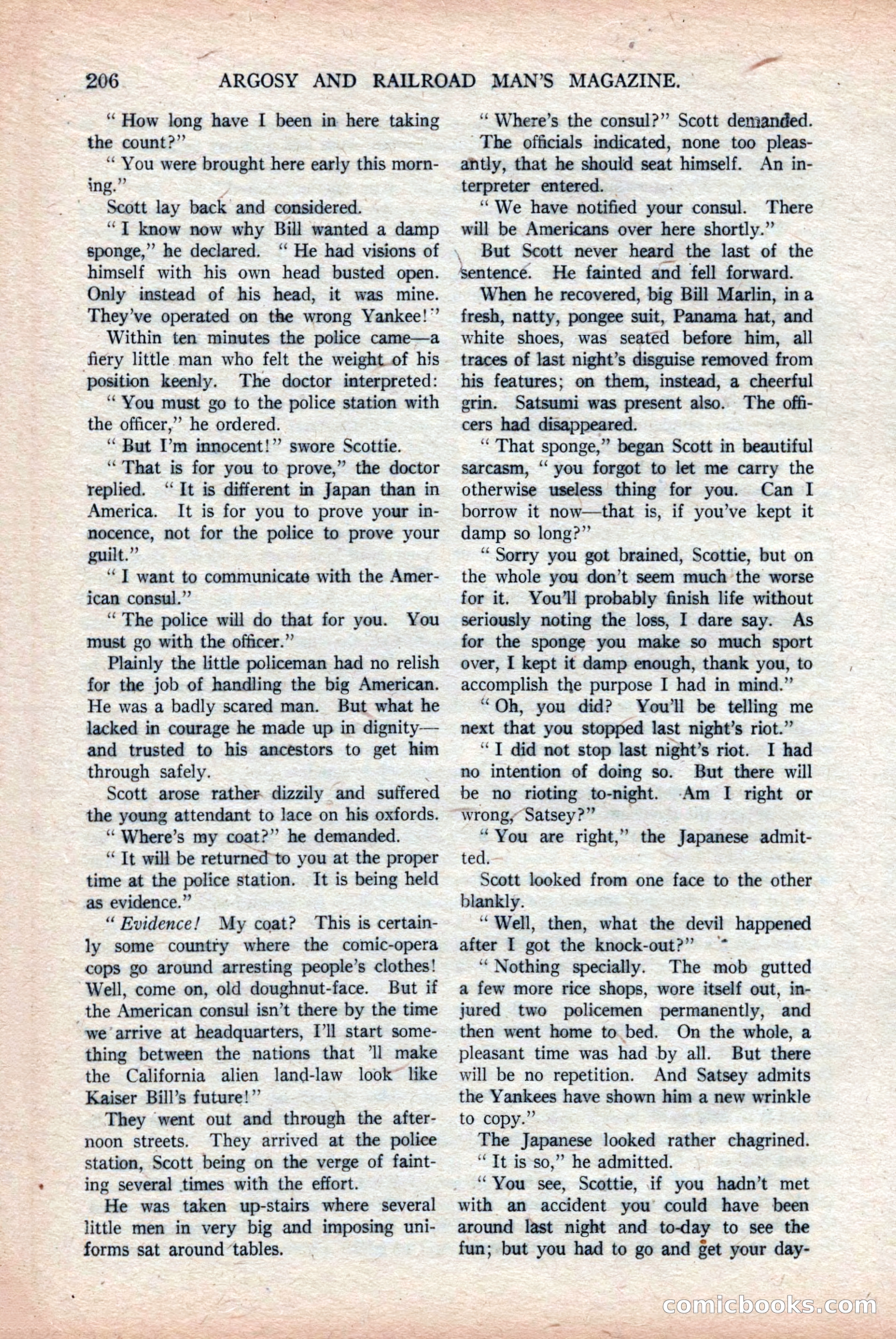 Argosy and Railroad Man's Magazine, Vol. 108 No. 2 — page 40 of 188