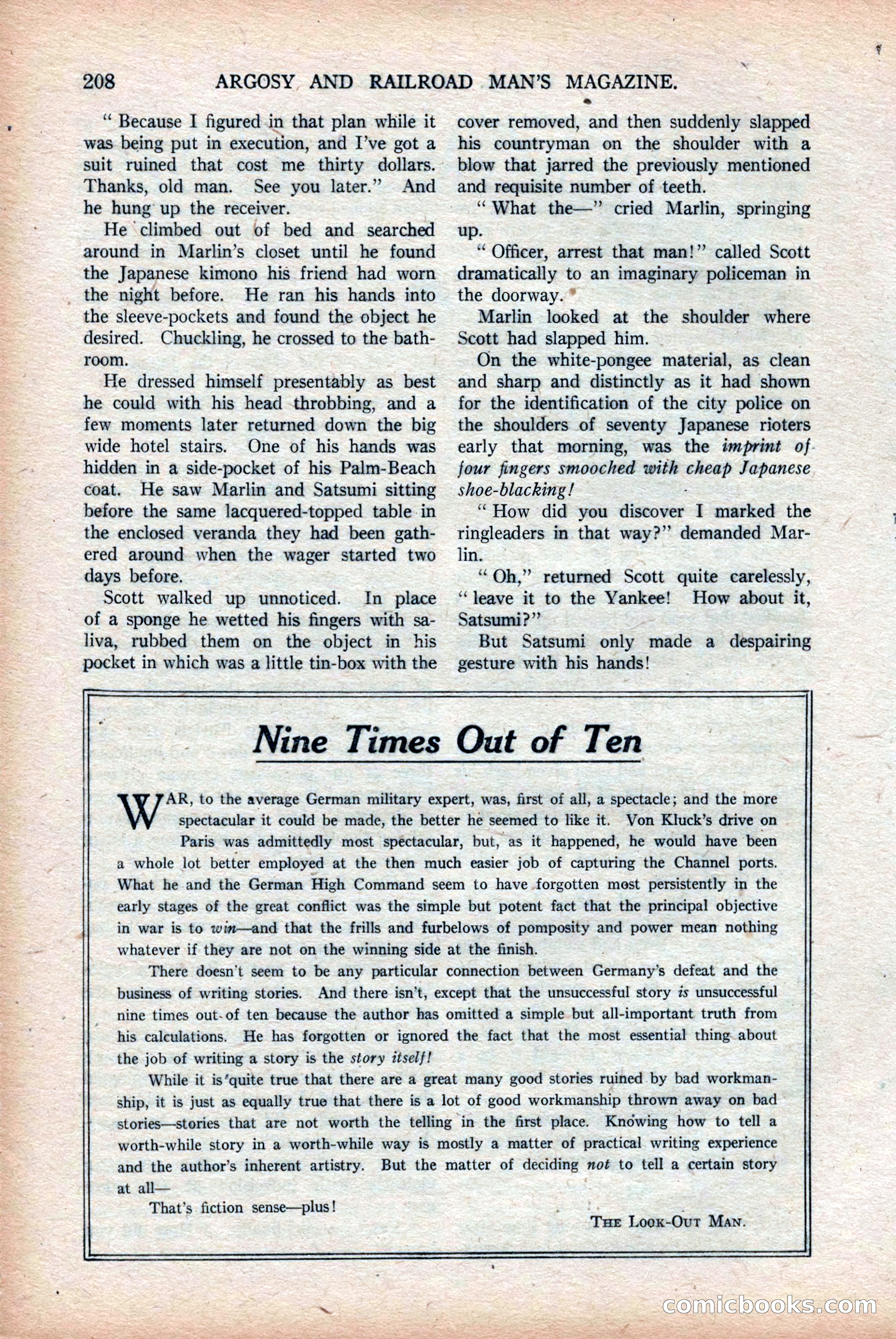 Argosy and Railroad Man's Magazine, Vol. 108 No. 2 — page 42 of 188