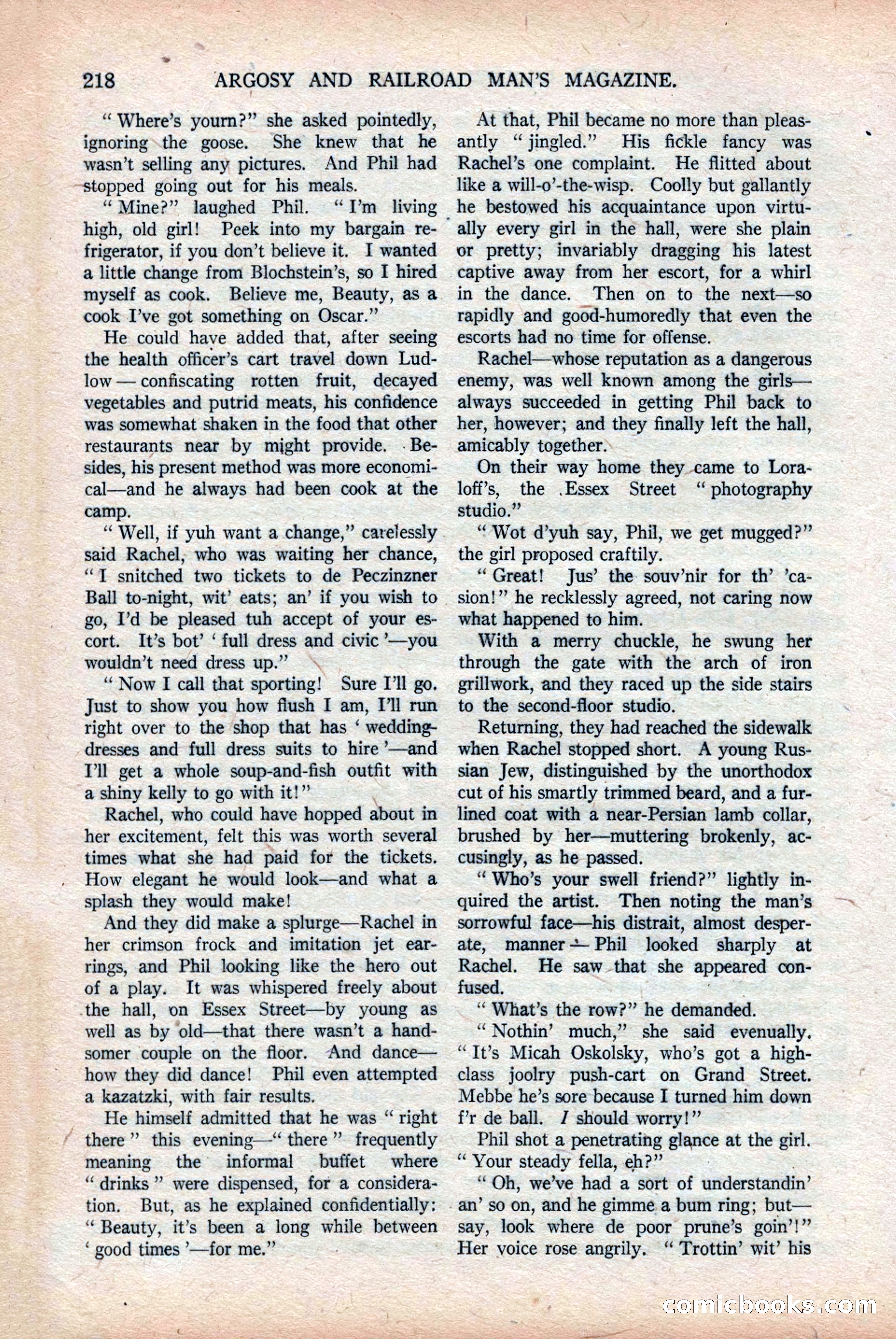 Argosy and Railroad Man's Magazine, Vol. 108 No. 2 — page 52 of 188