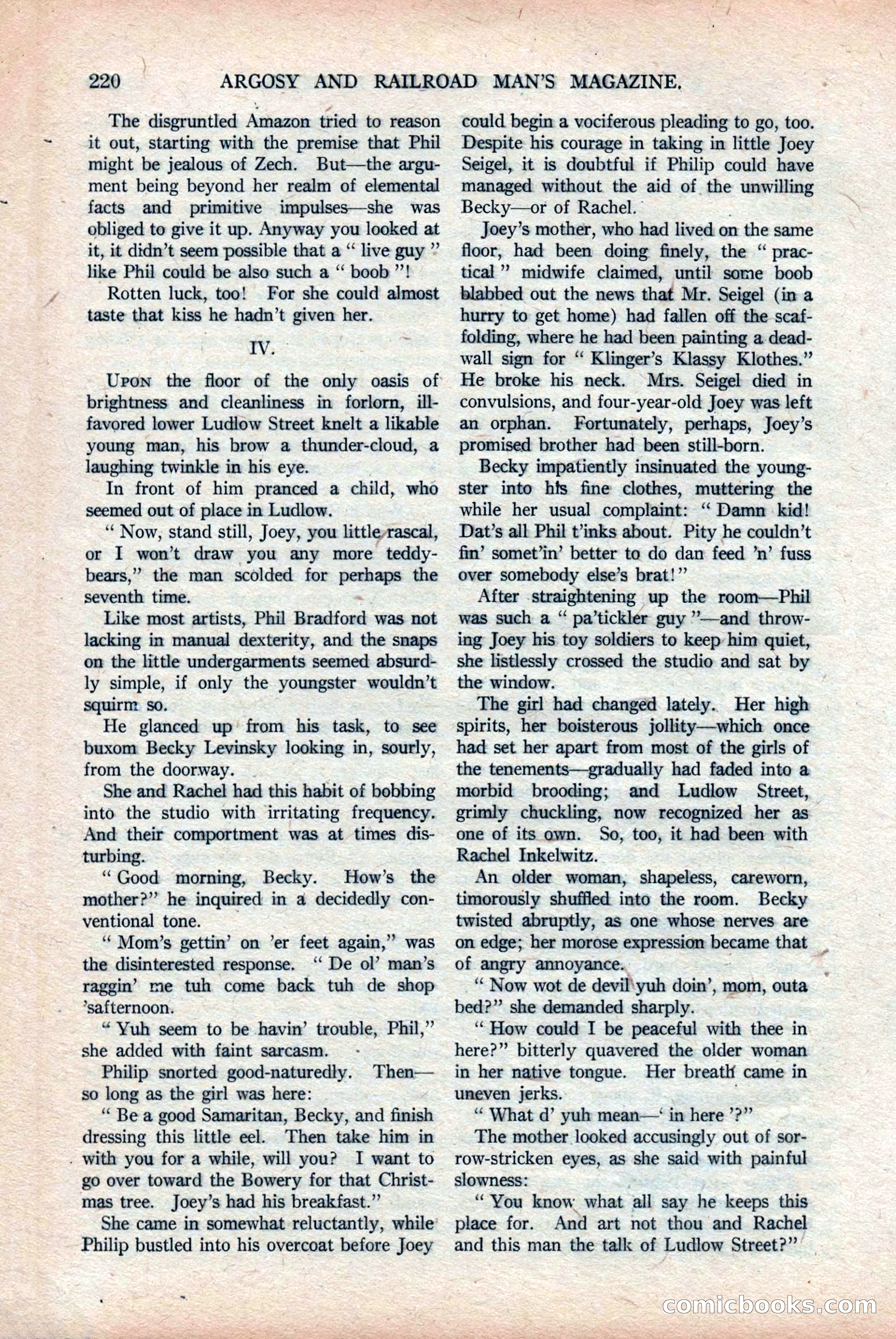 Argosy and Railroad Man's Magazine, Vol. 108 No. 2 — page 54 of 188