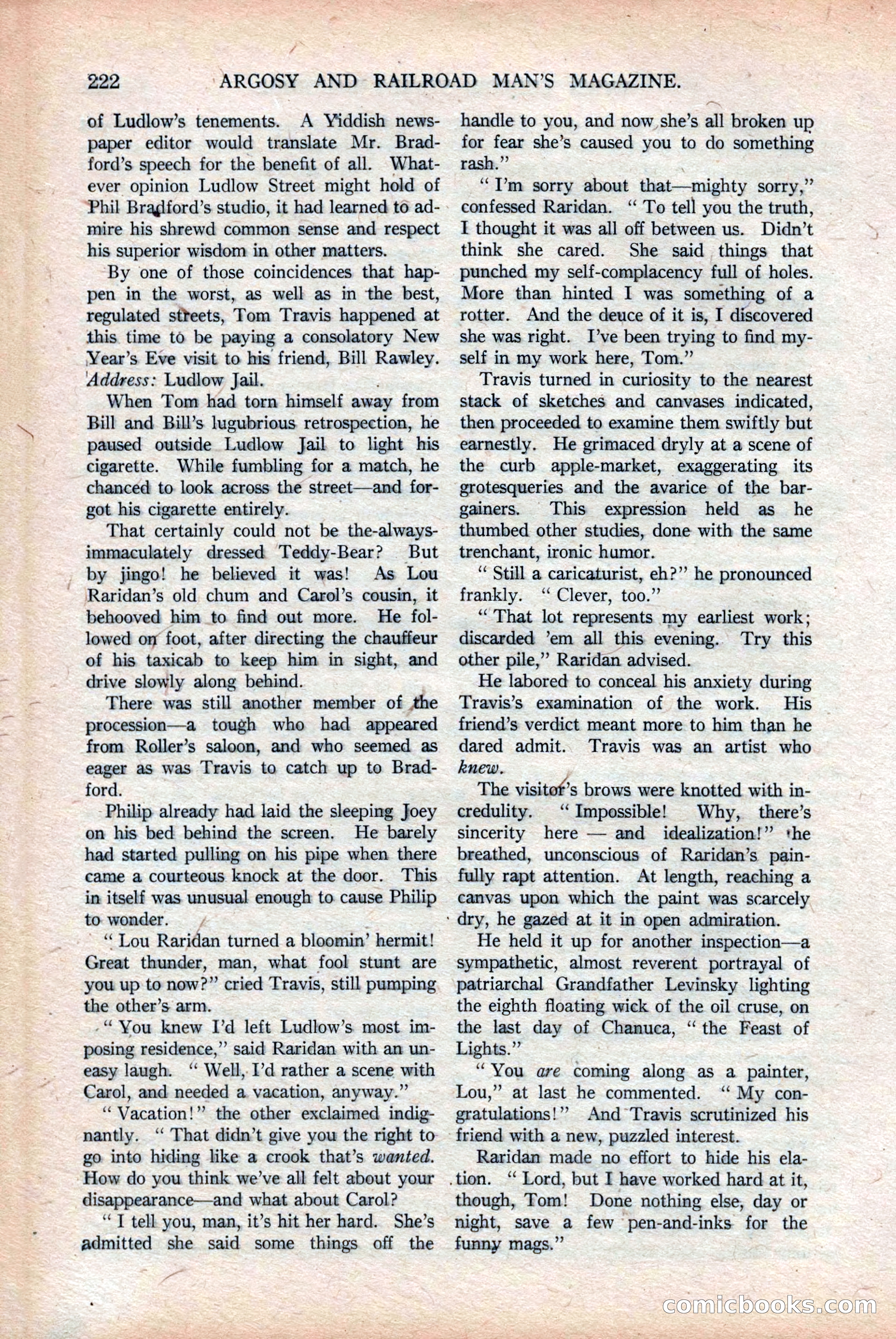 Argosy and Railroad Man's Magazine, Vol. 108 No. 2 — page 56 of 188