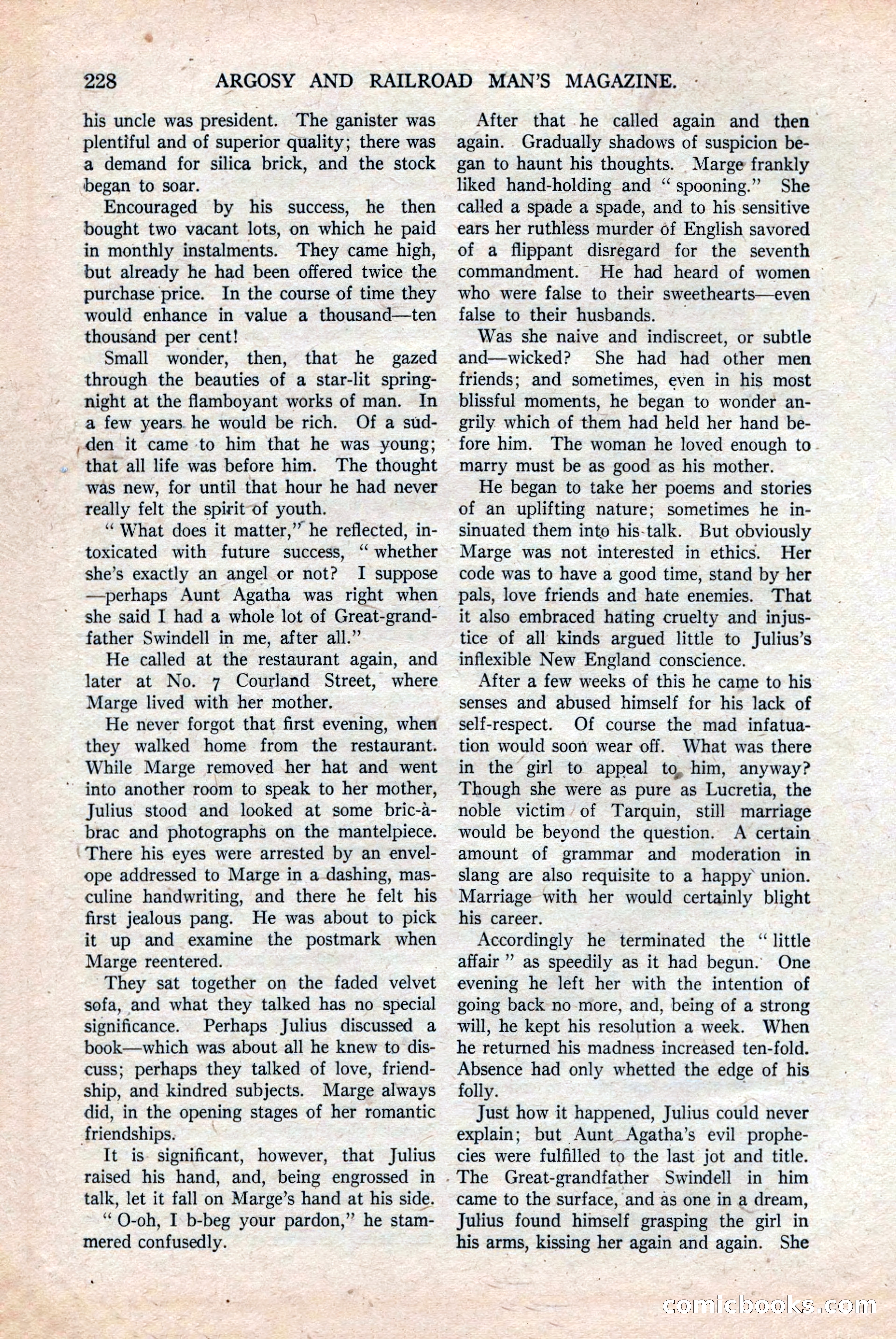 Argosy and Railroad Man's Magazine, Vol. 108 No. 2 — page 62 of 188