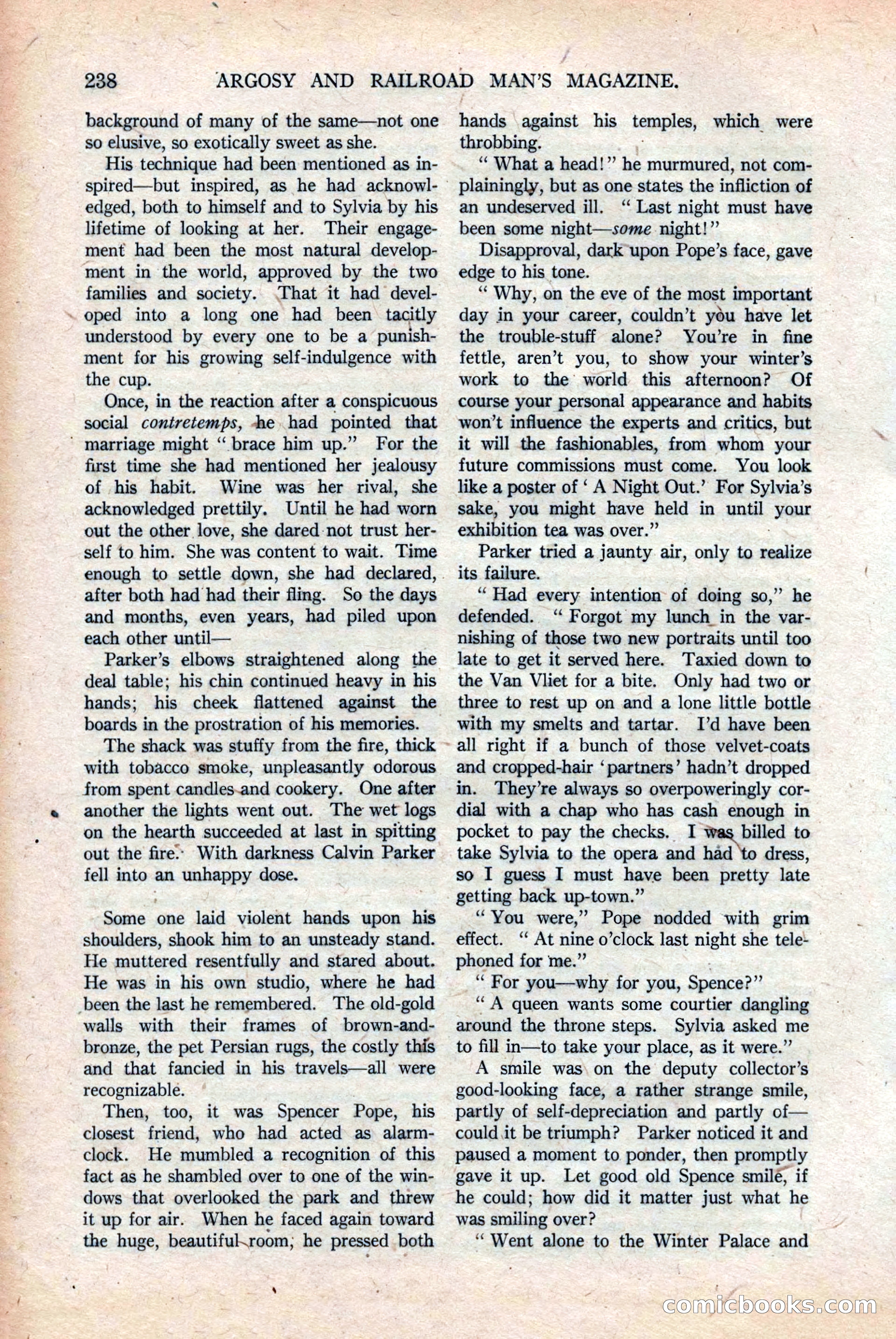 Argosy and Railroad Man's Magazine, Vol. 108 No. 2 — page 72 of 188