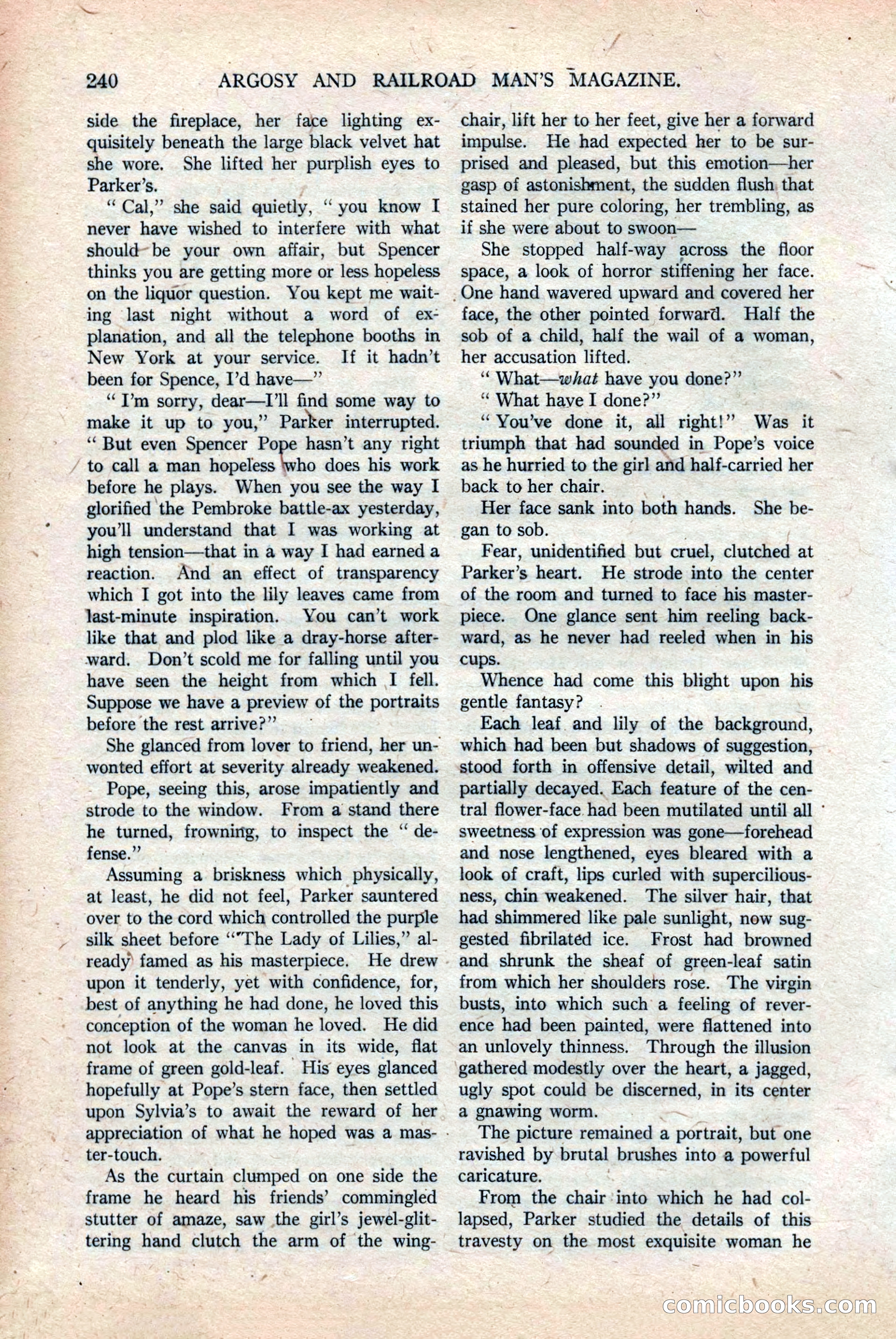 Argosy and Railroad Man's Magazine, Vol. 108 No. 2 — page 74 of 188