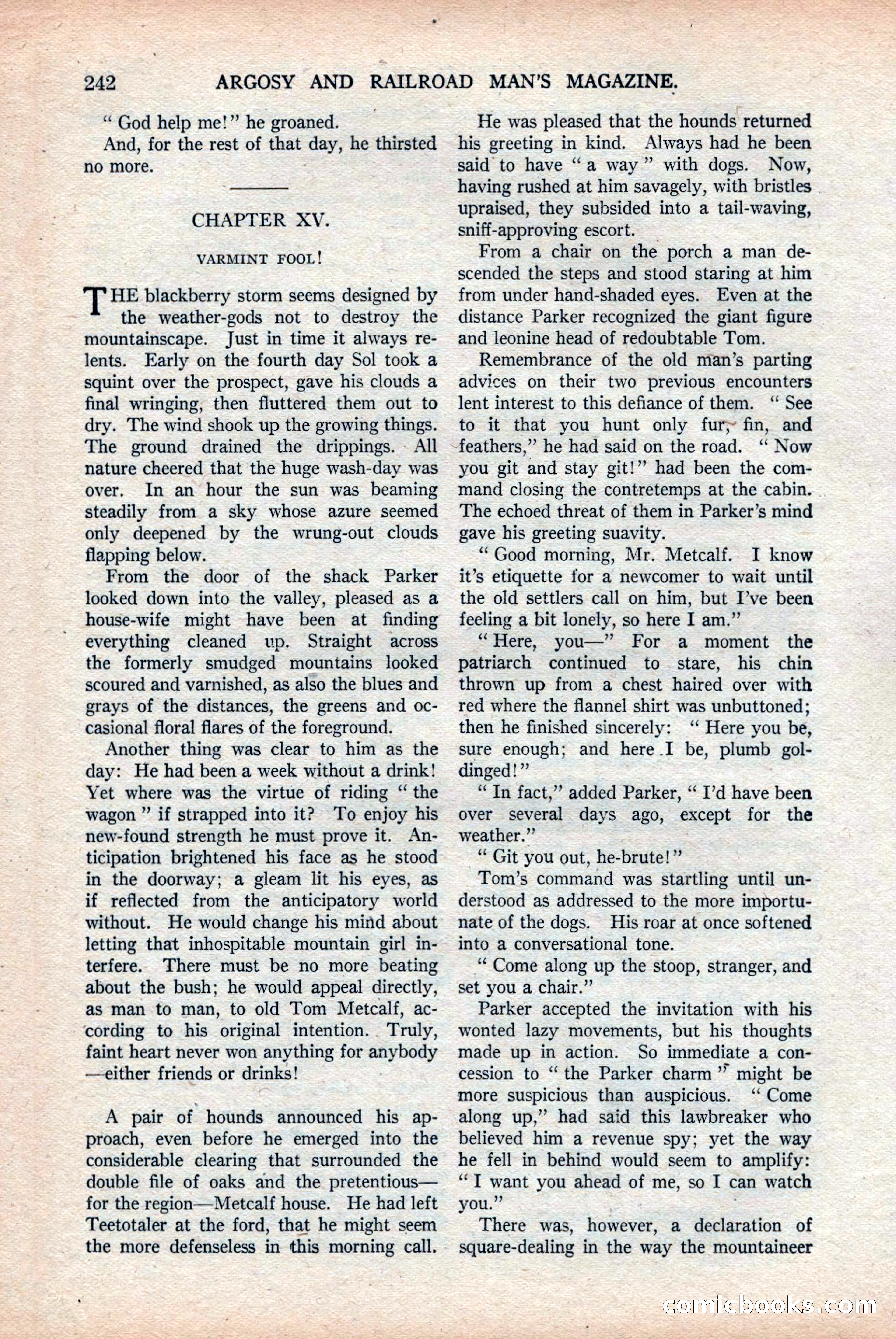 Argosy and Railroad Man's Magazine, Vol. 108 No. 2 — page 76 of 188