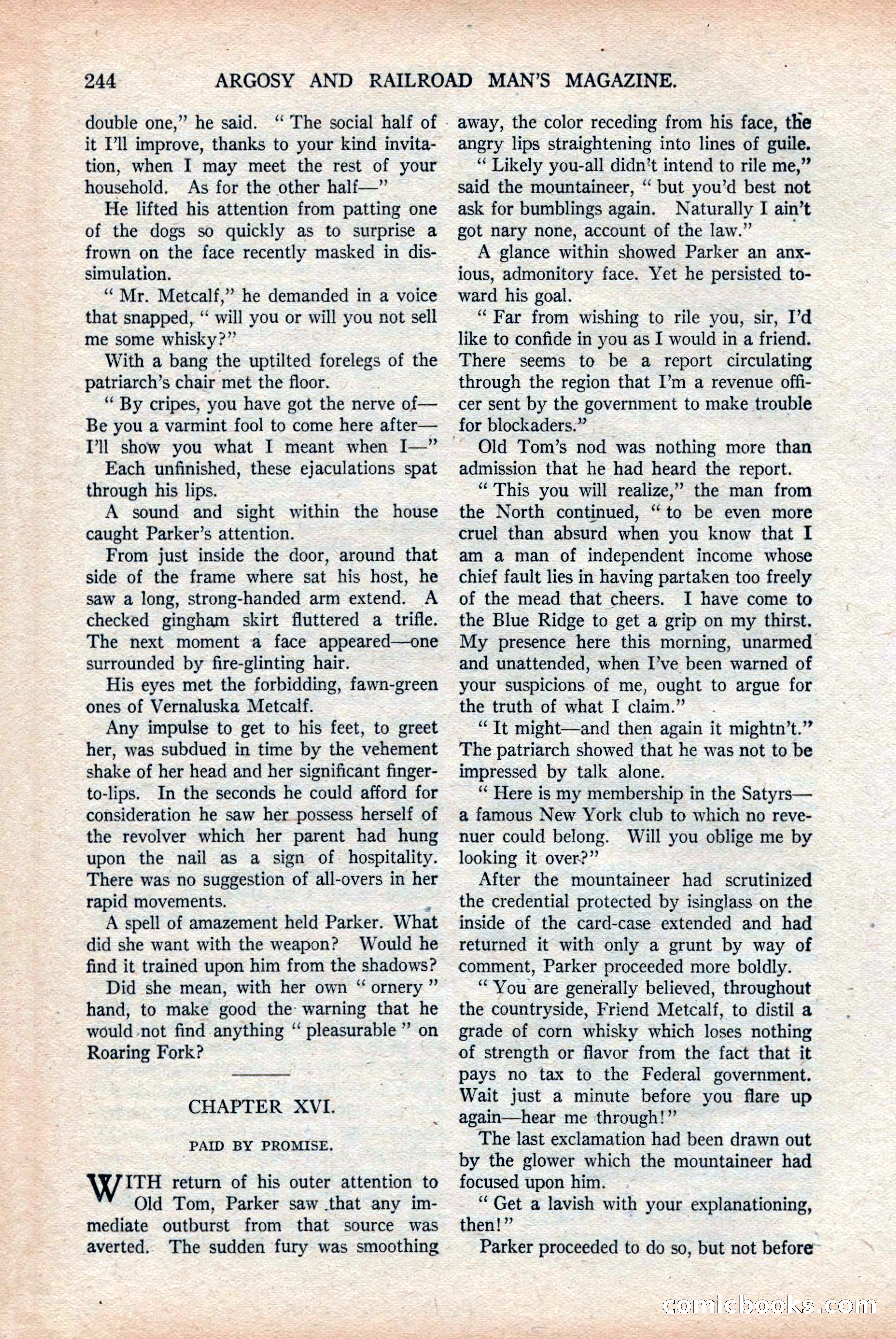 Argosy and Railroad Man's Magazine, Vol. 108 No. 2 — page 78 of 188