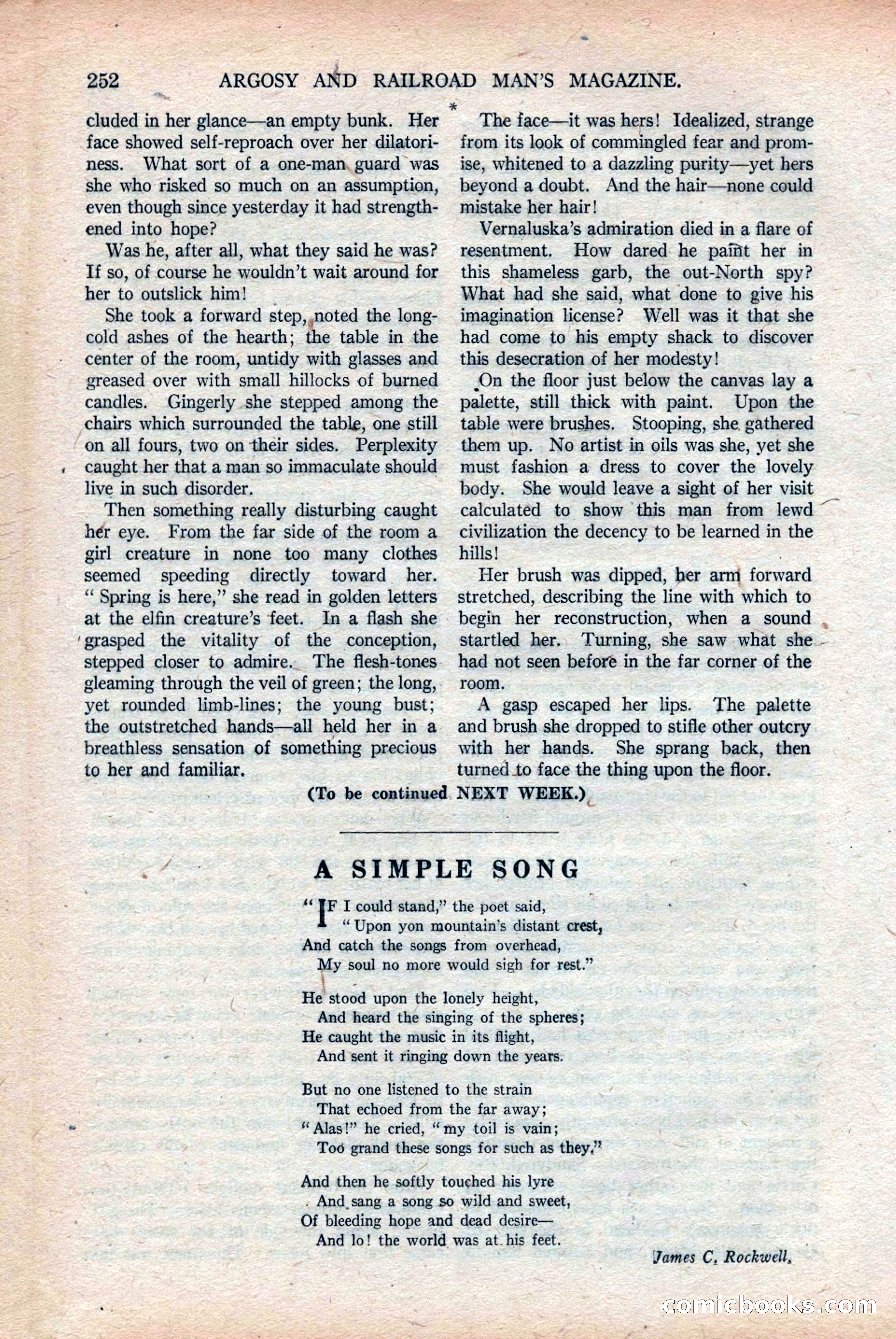 Argosy and Railroad Man's Magazine, Vol. 108 No. 2 — page 86 of 188