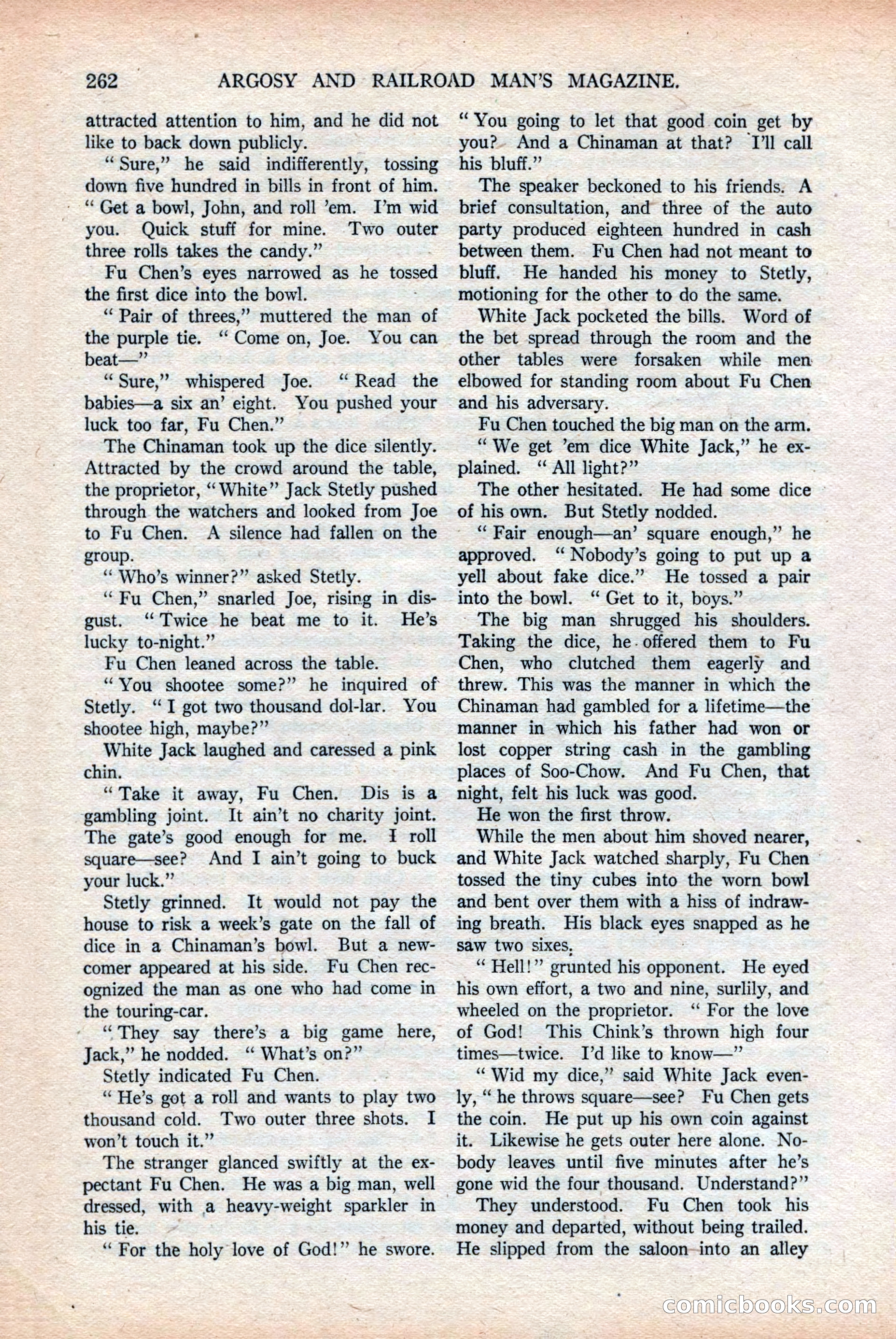 Argosy and Railroad Man's Magazine, Vol. 108 No. 2 — page 96 of 188