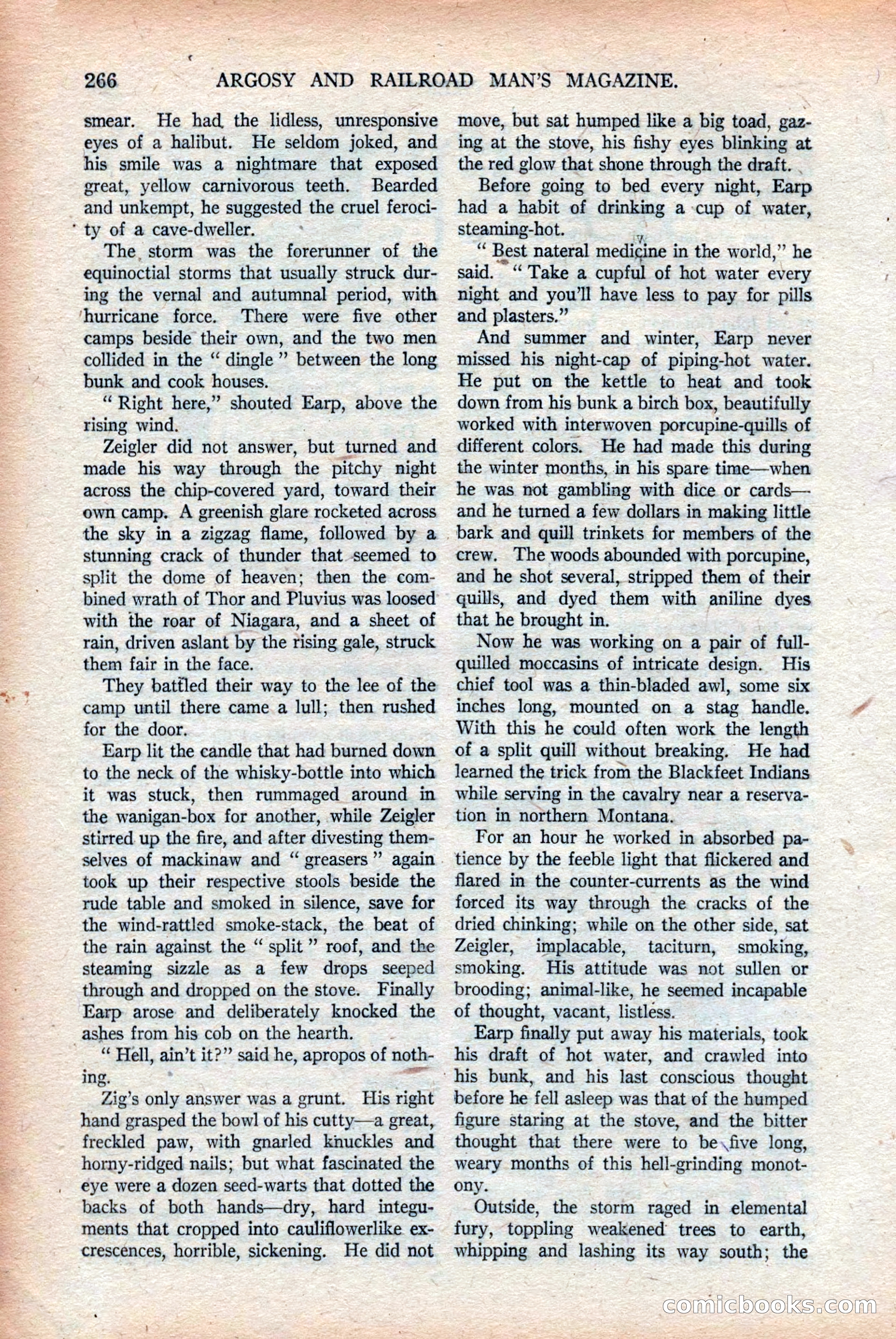 Argosy and Railroad Man's Magazine, Vol. 108 No. 2 — page 100 of 188