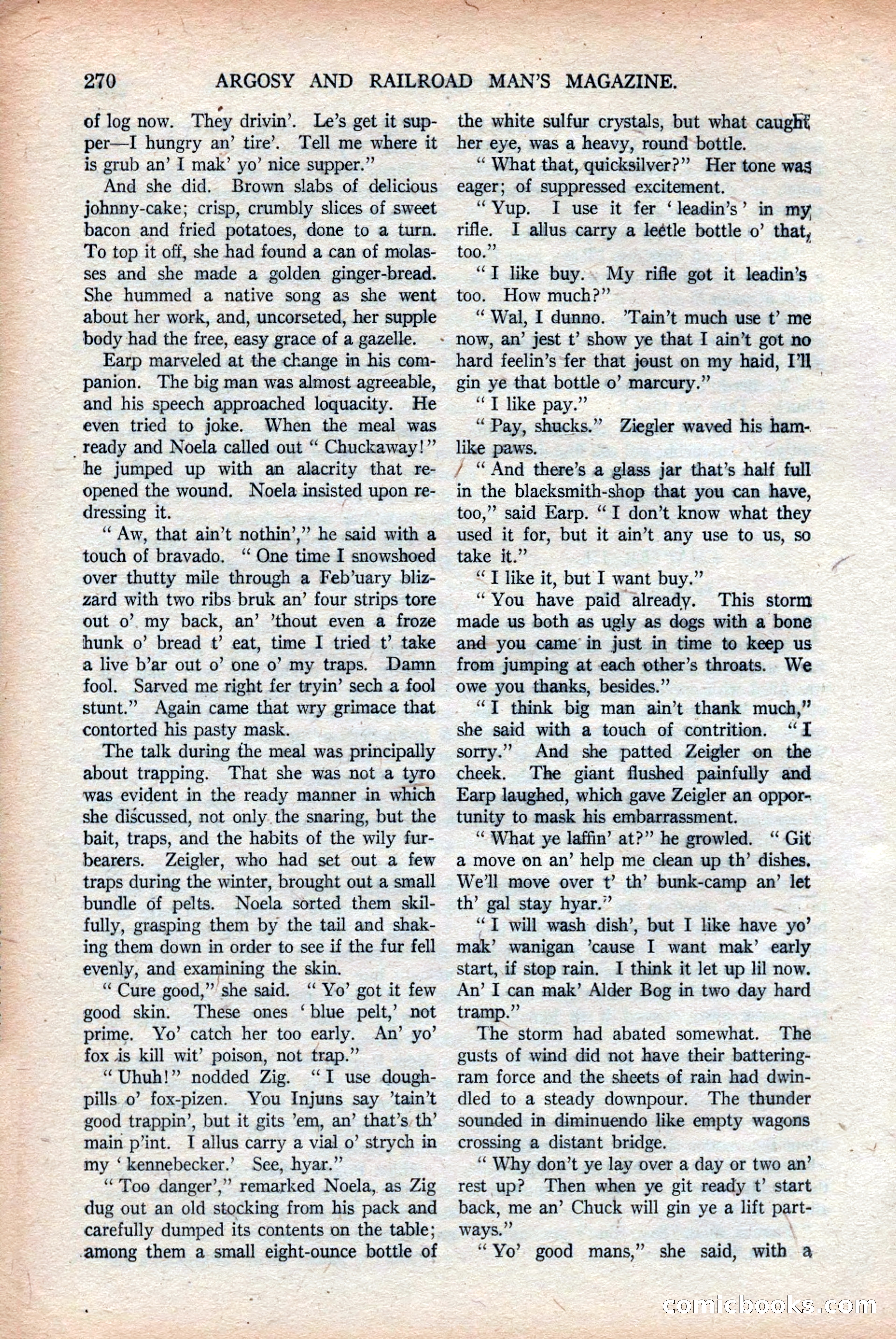 Argosy and Railroad Man's Magazine, Vol. 108 No. 2 — page 104 of 188