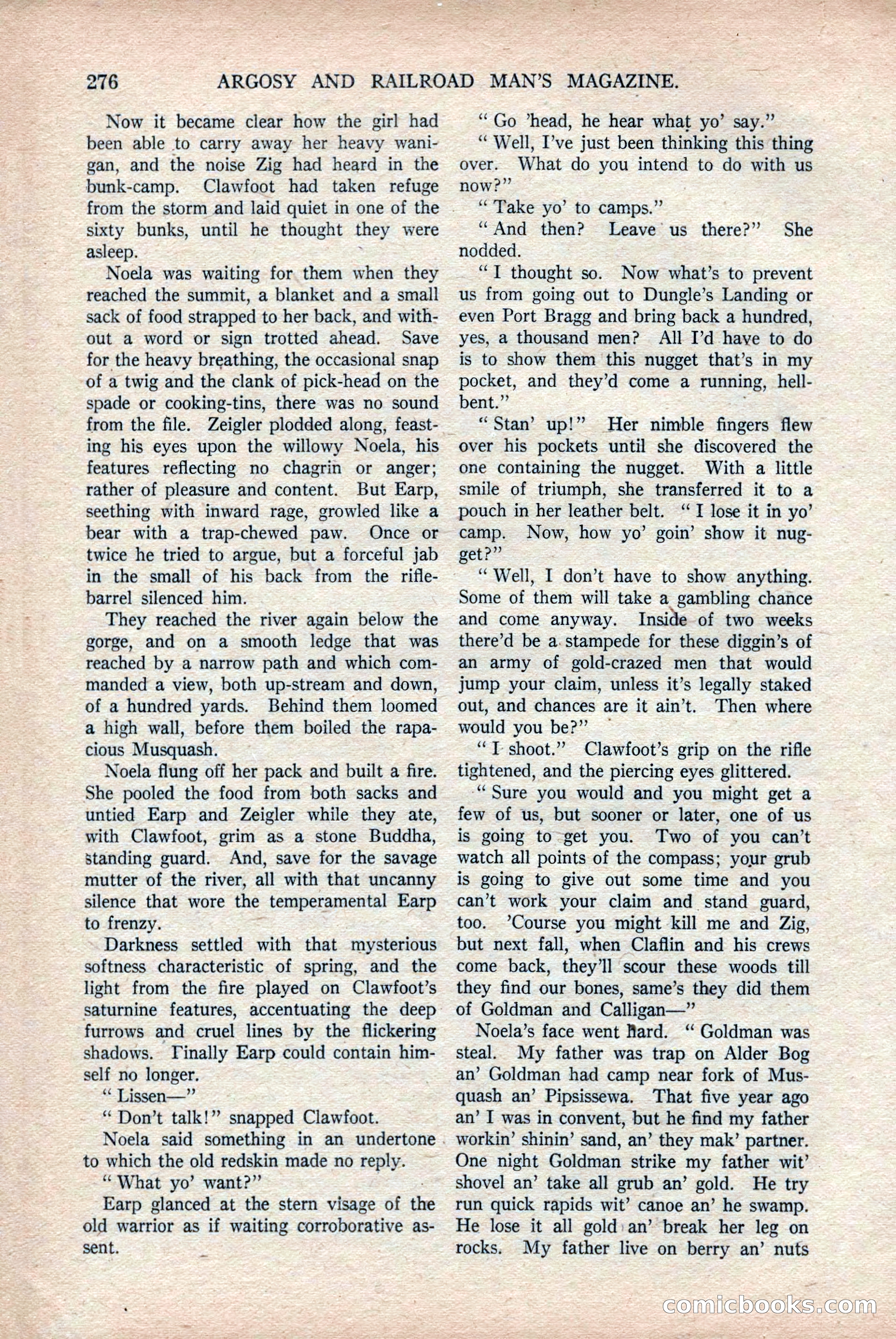 Argosy and Railroad Man's Magazine, Vol. 108 No. 2 — page 110 of 188