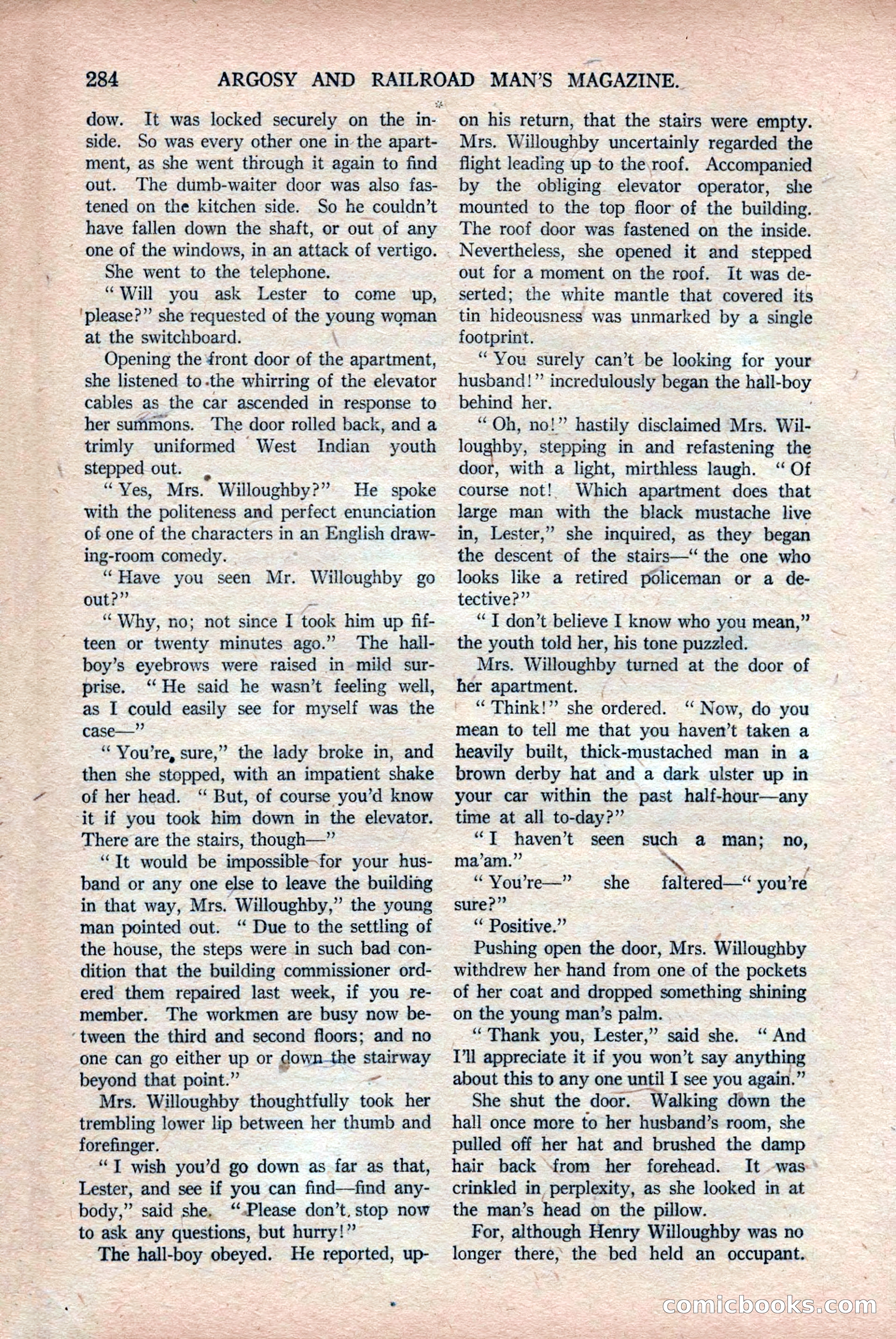Argosy and Railroad Man's Magazine, Vol. 108 No. 2 — page 118 of 188