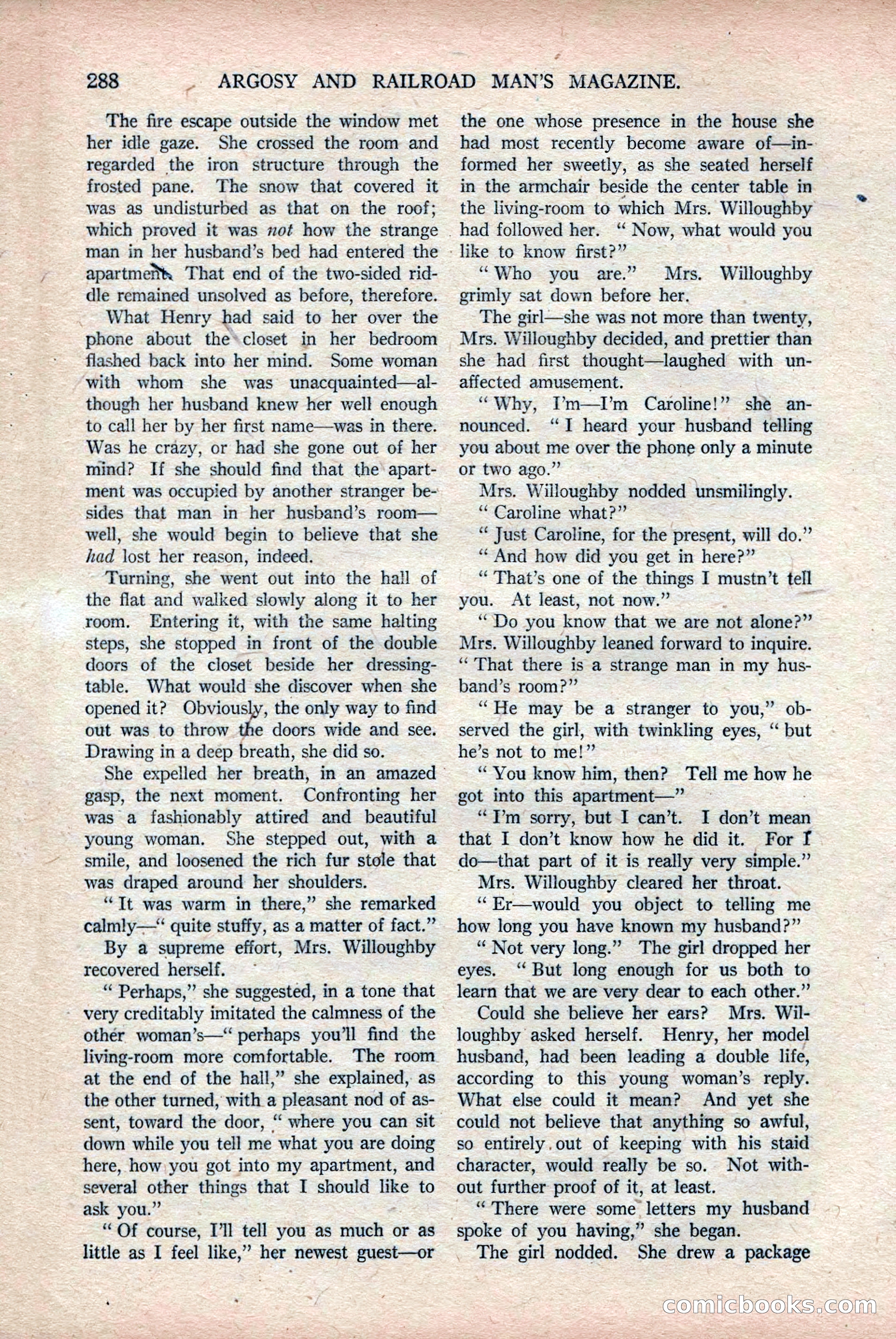 Argosy and Railroad Man's Magazine, Vol. 108 No. 2 — page 122 of 188