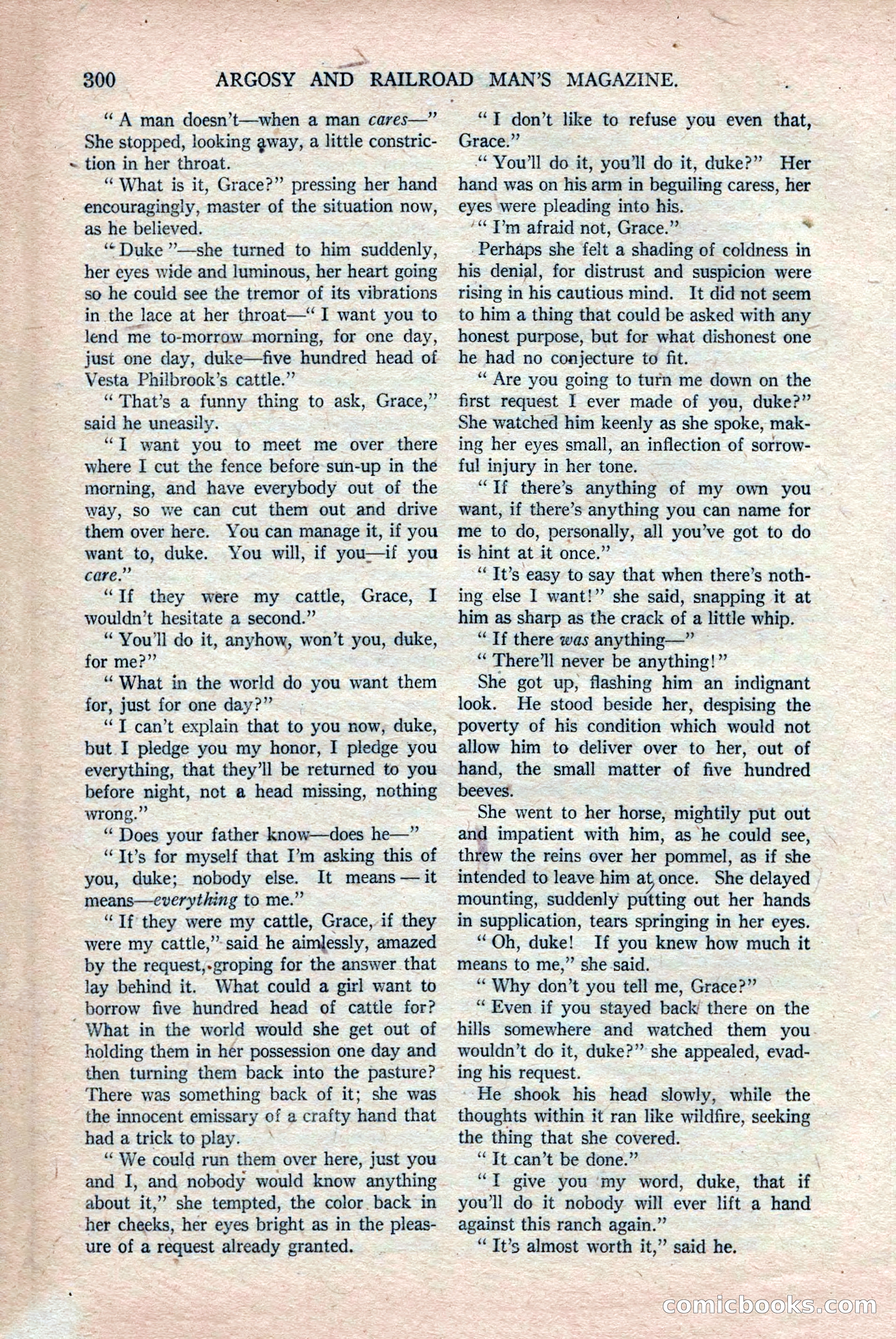 Argosy and Railroad Man's Magazine, Vol. 108 No. 2 — page 134 of 188
