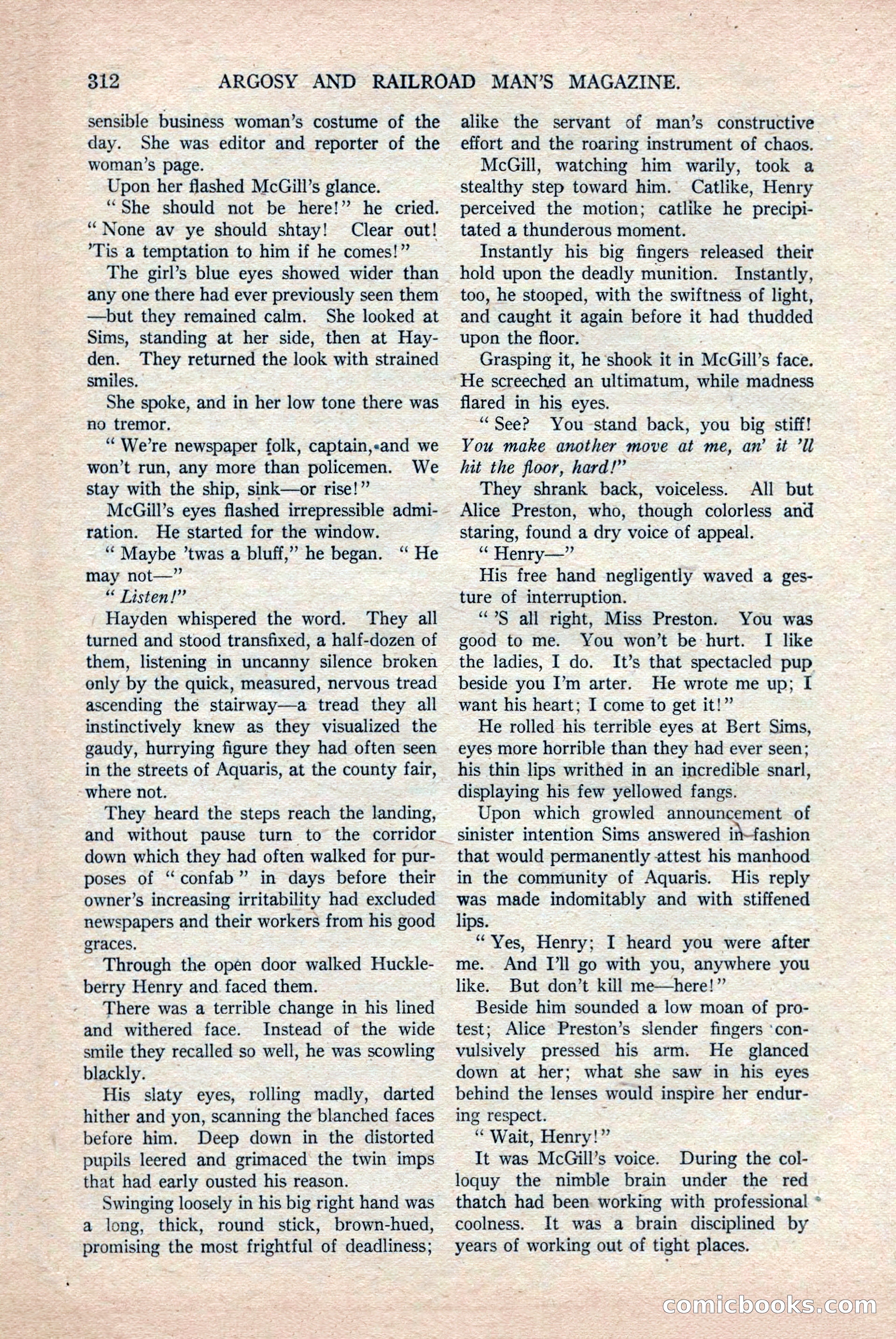 Argosy and Railroad Man's Magazine, Vol. 108 No. 2 — page 146 of 188