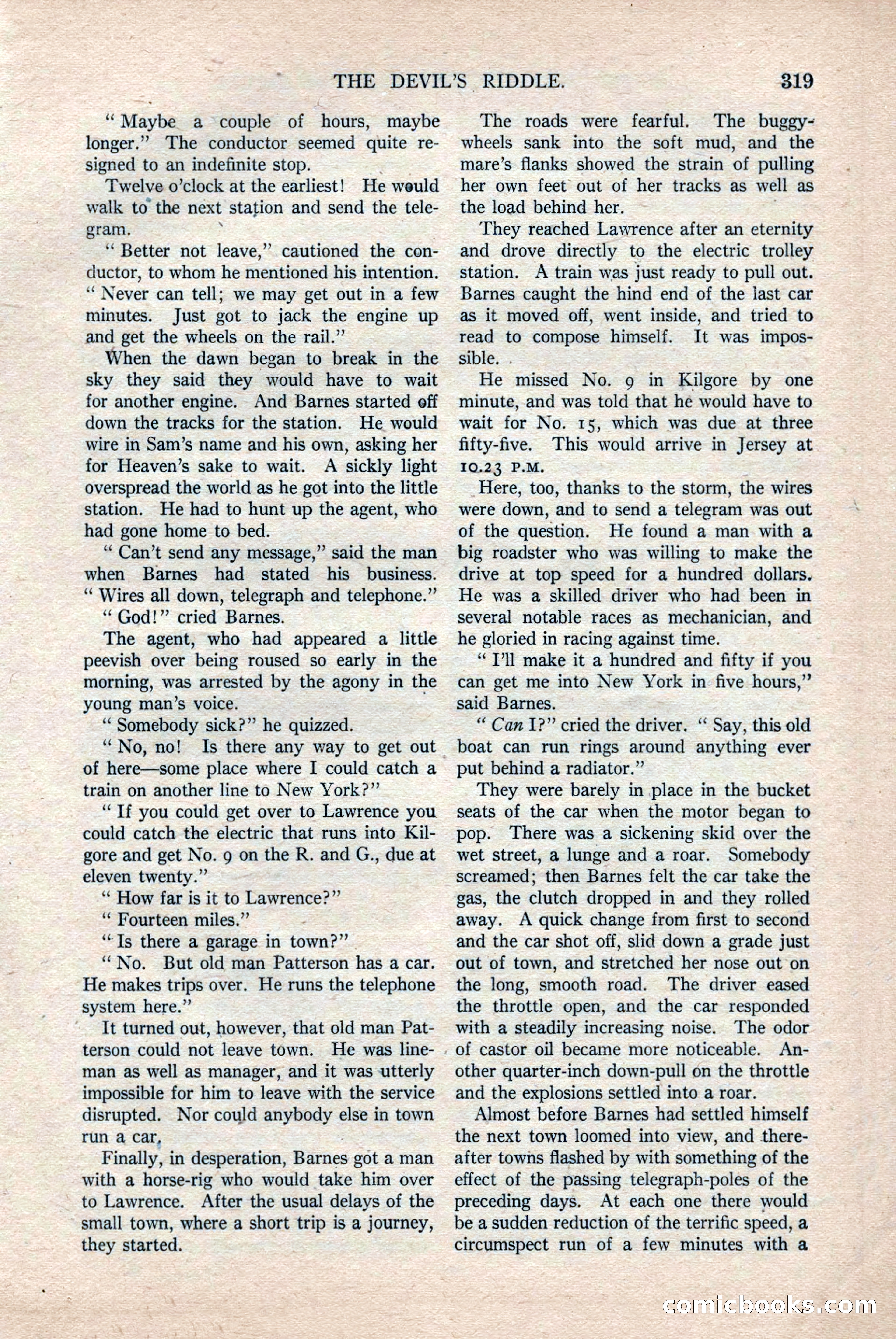 Argosy and Railroad Man's Magazine, Vol. 108 No. 2 — page 153 of 188