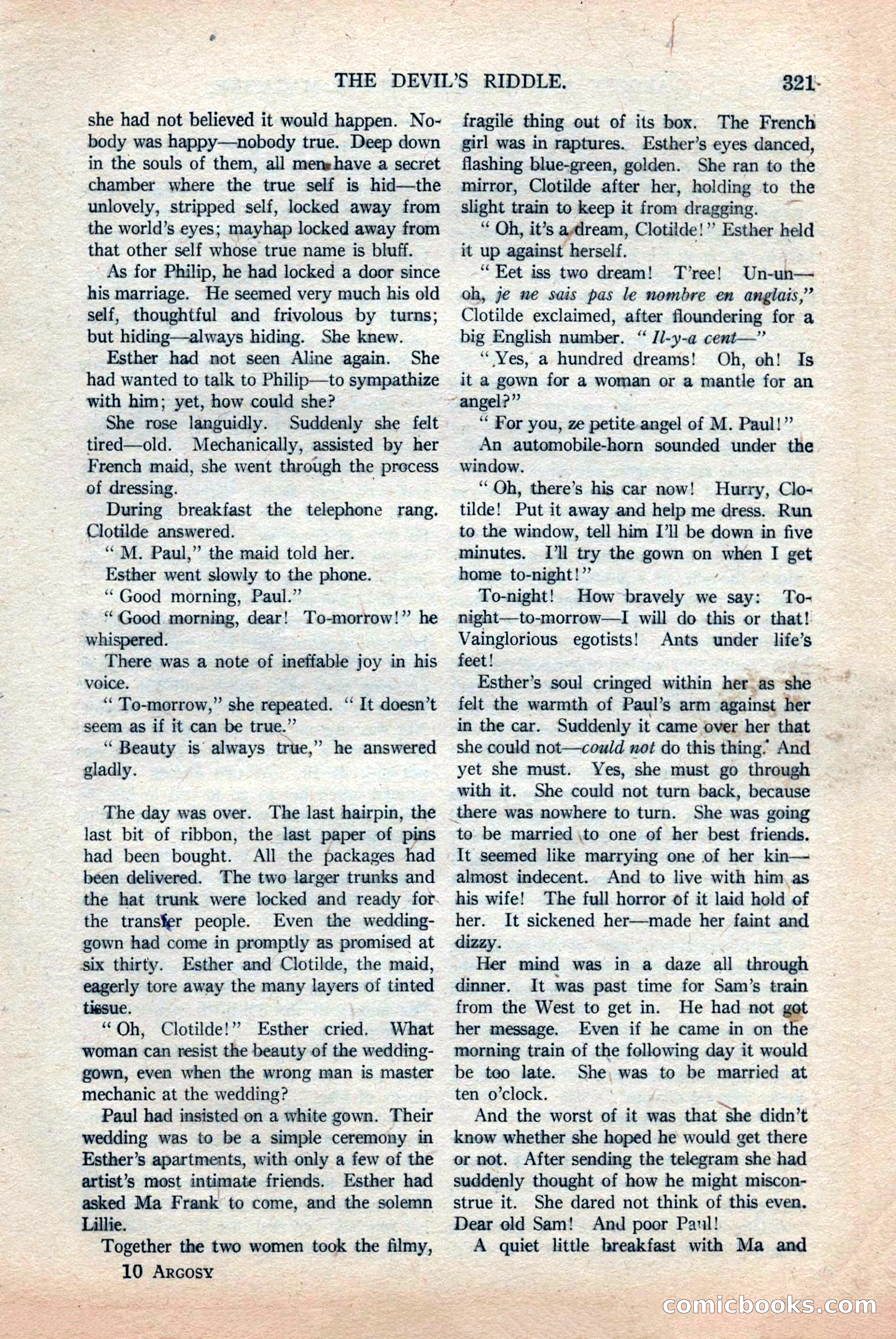 Argosy and Railroad Man's Magazine, Vol. 108 No. 2 — page 155 of 188