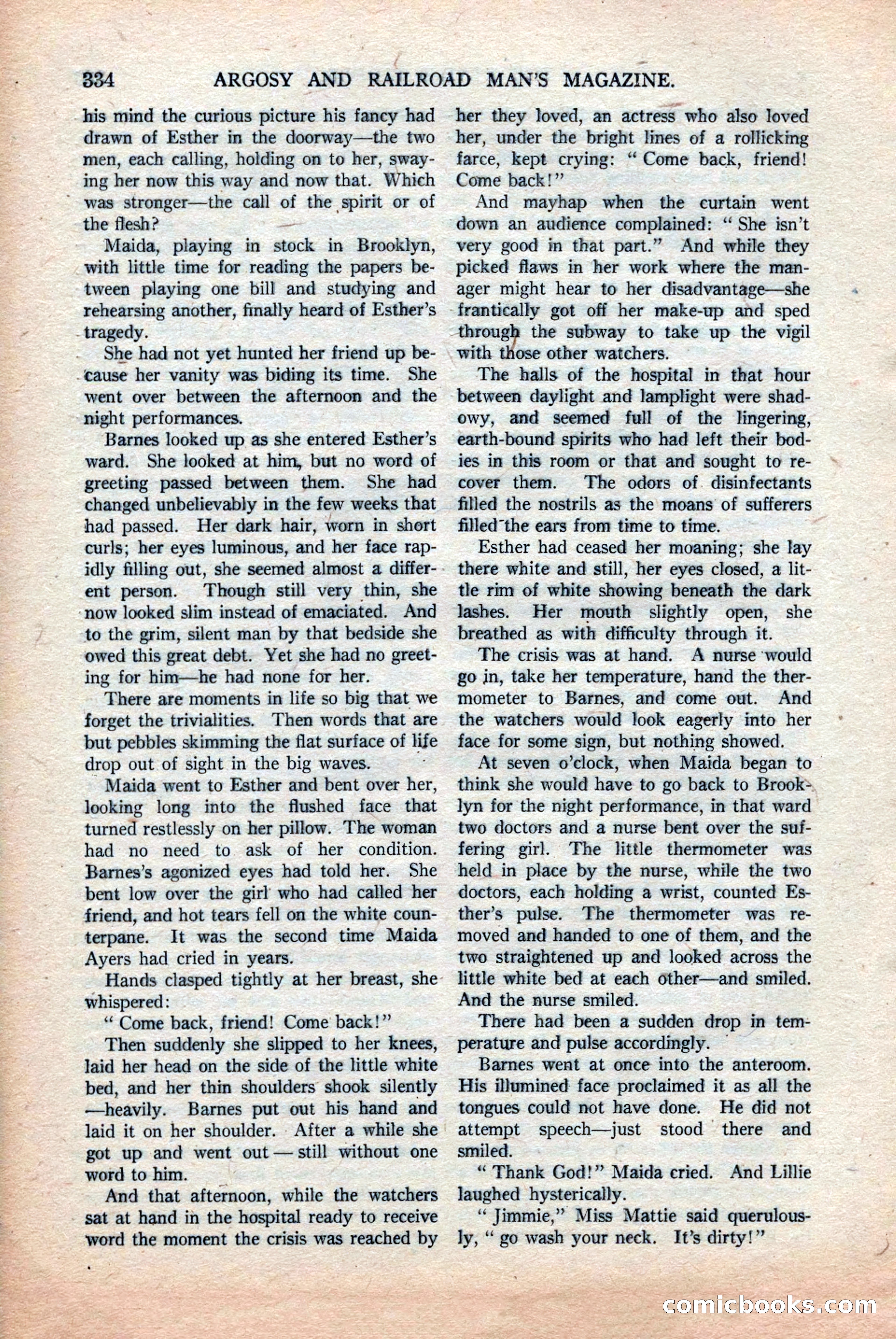 Argosy and Railroad Man's Magazine, Vol. 108 No. 2 — page 168 of 188