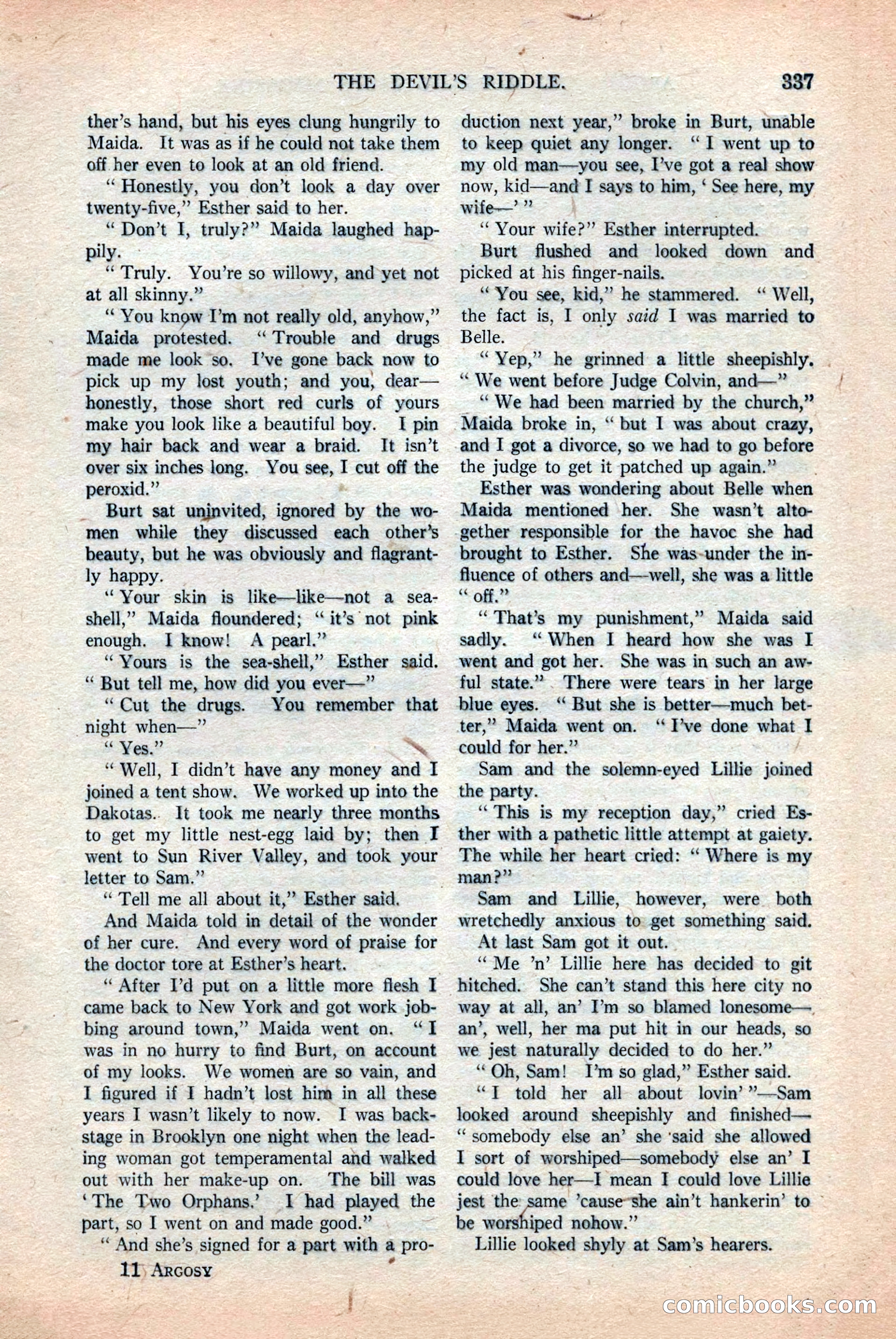 Argosy and Railroad Man's Magazine, Vol. 108 No. 2 — page 171 of 188