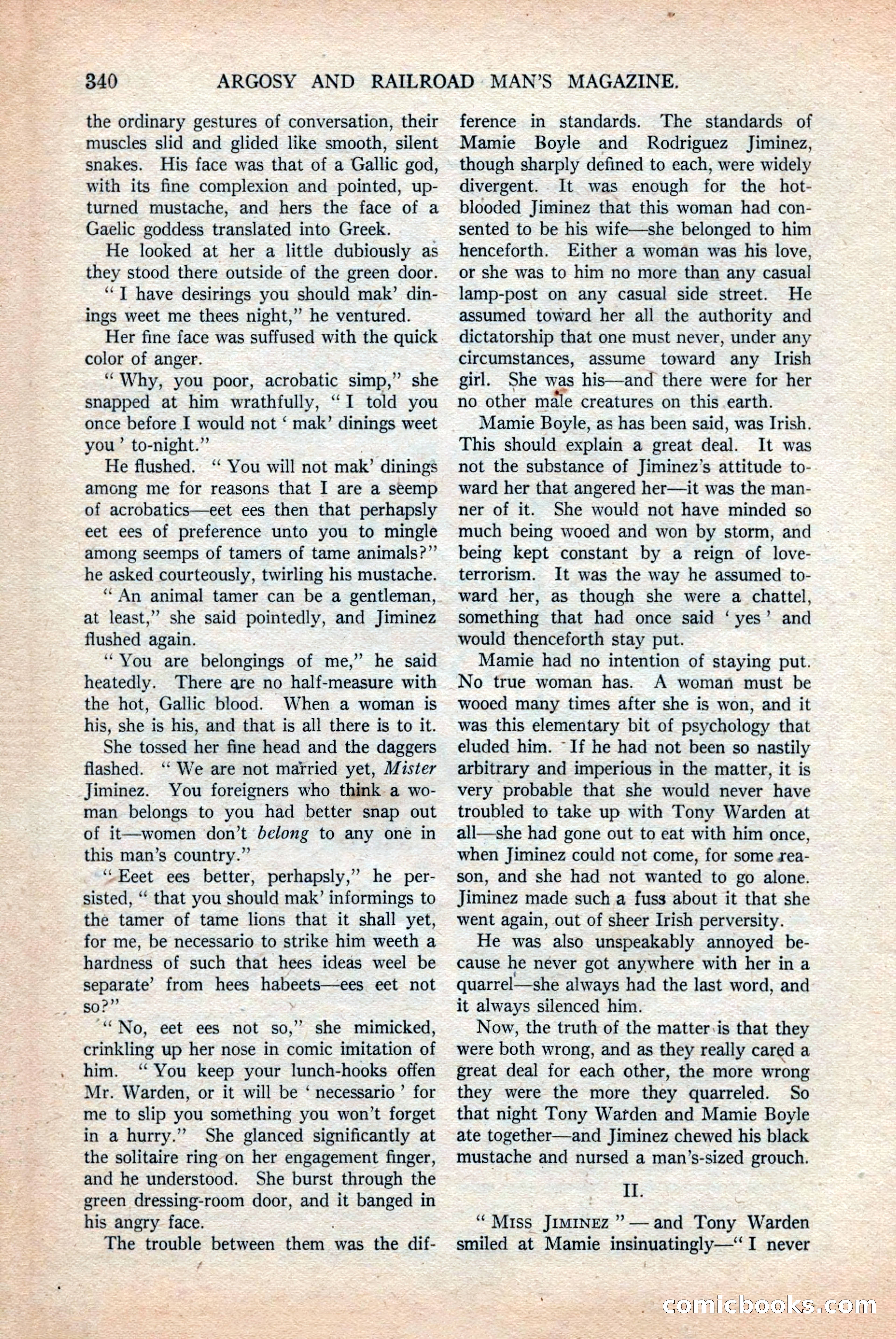 Argosy and Railroad Man's Magazine, Vol. 108 No. 2 — page 174 of 188