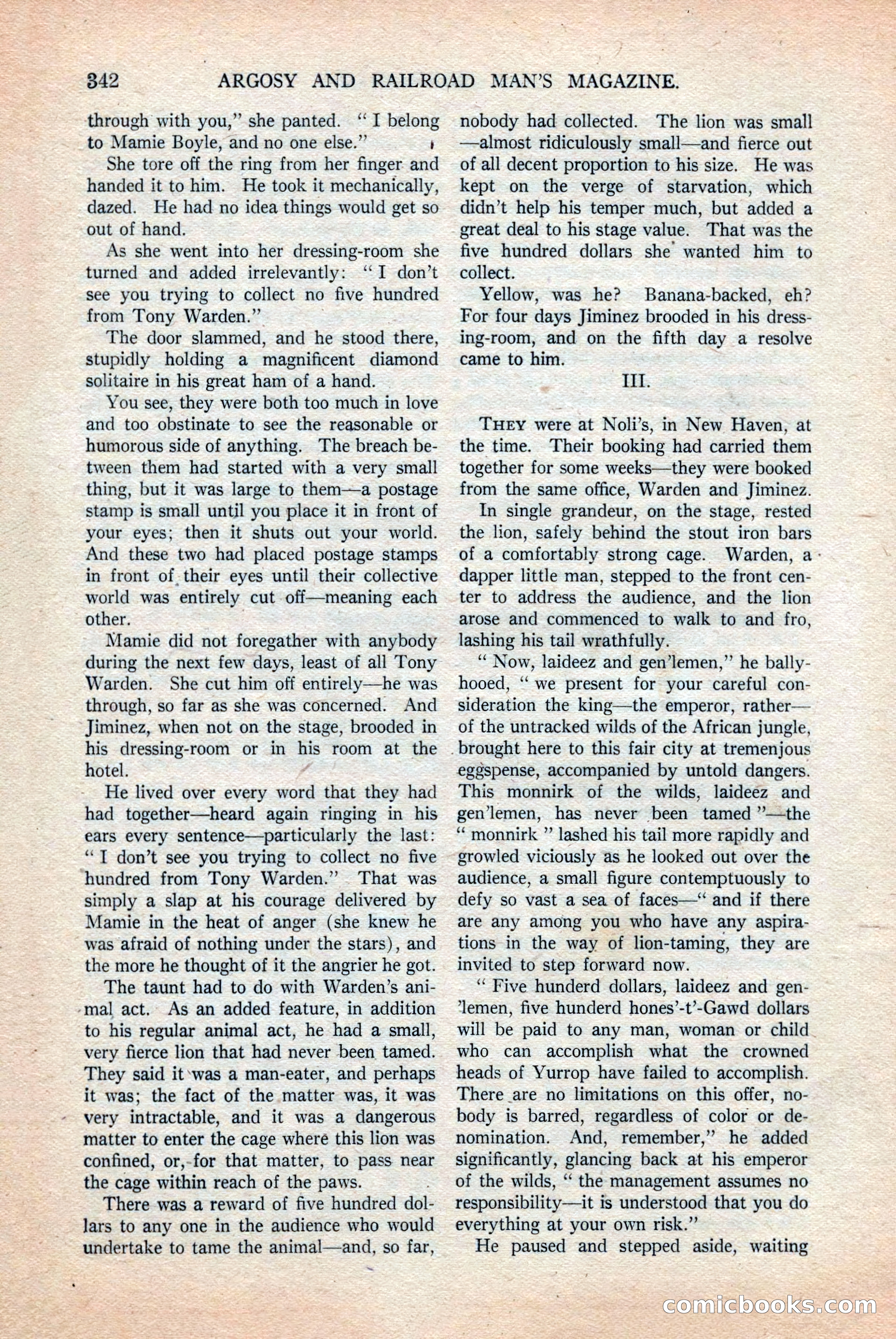 Argosy and Railroad Man's Magazine, Vol. 108 No. 2 — page 176 of 188