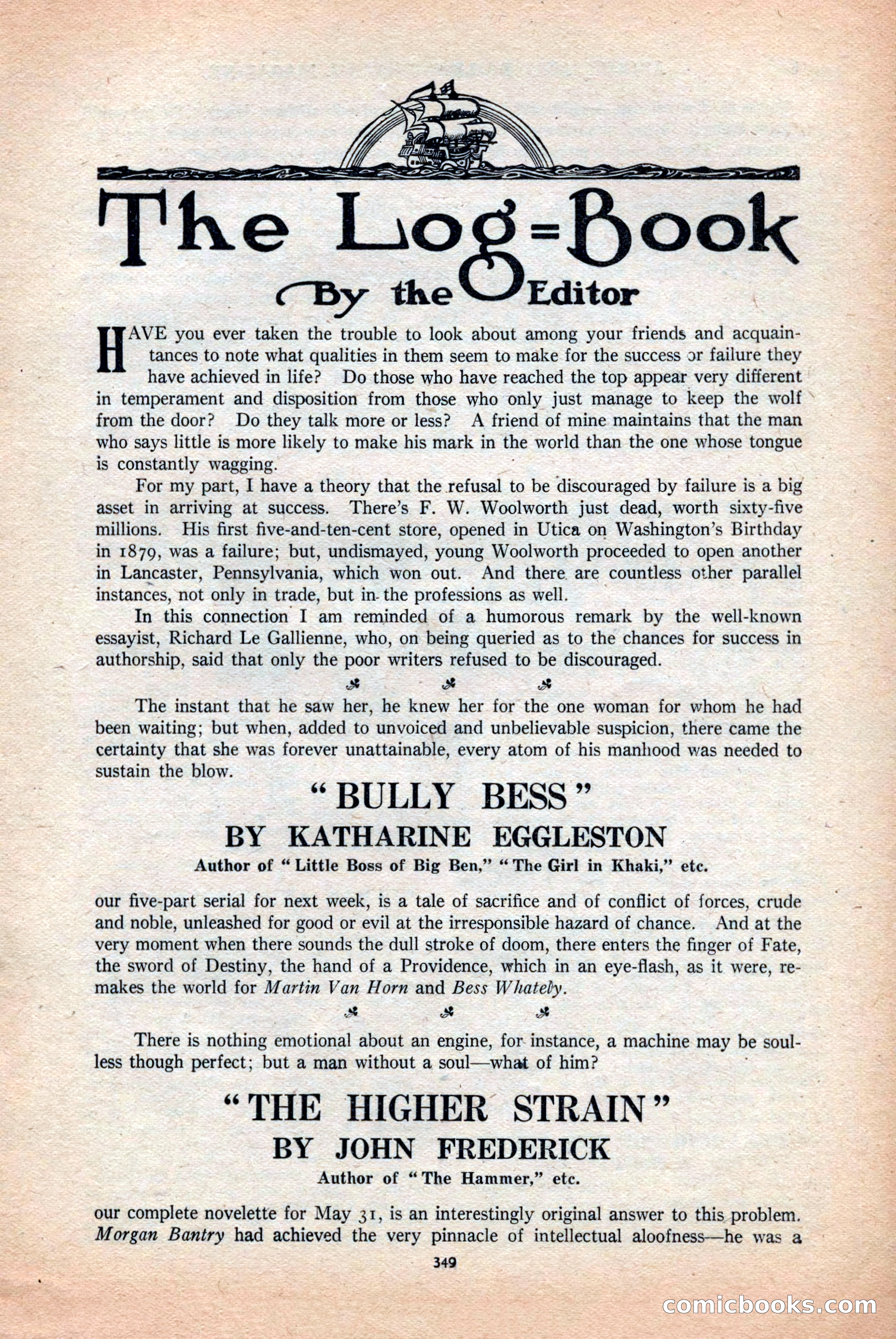 Argosy and Railroad Man's Magazine, Vol. 108 No. 2 — page 183 of 188