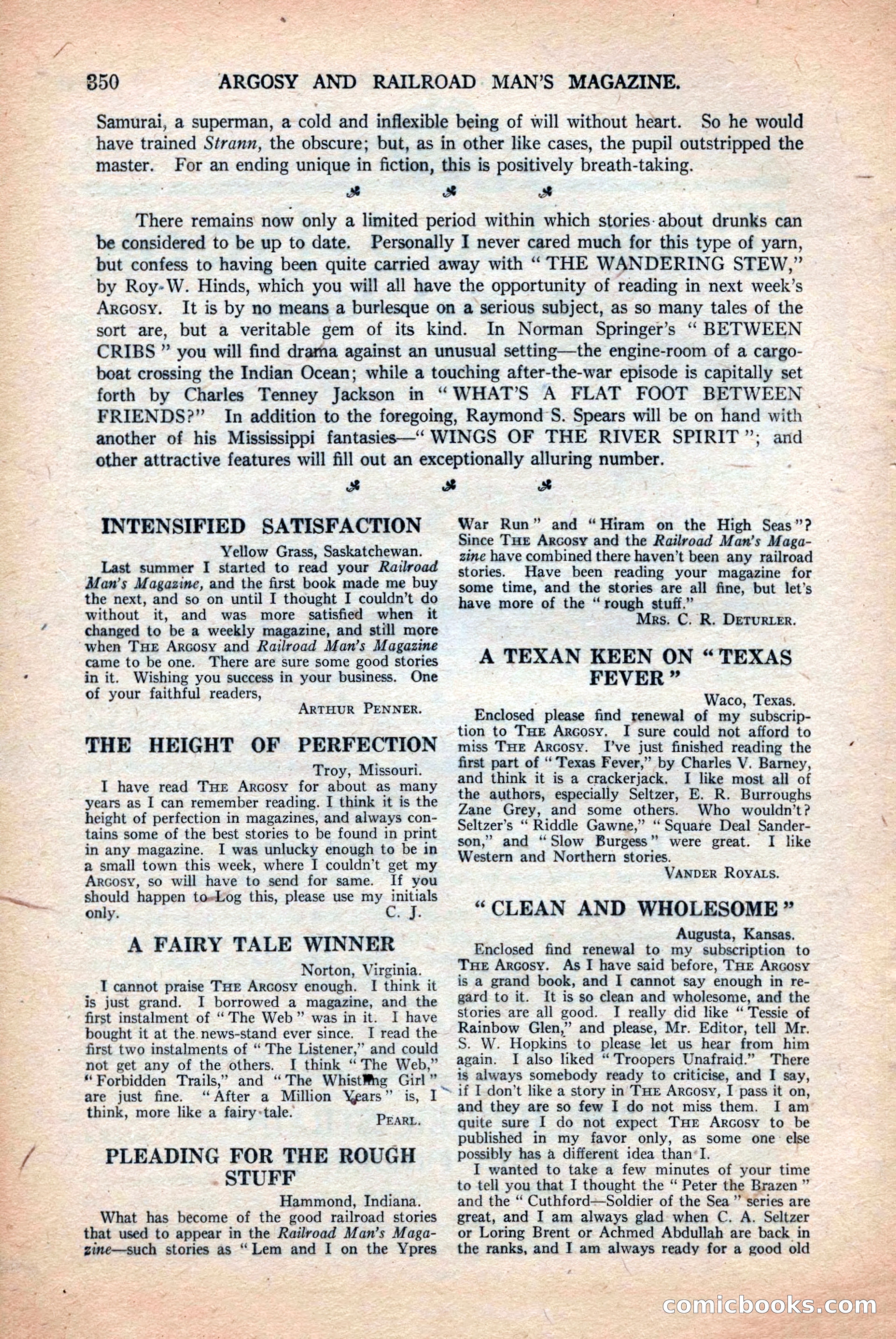 Argosy and Railroad Man's Magazine, Vol. 108 No. 2 — page 184 of 188
