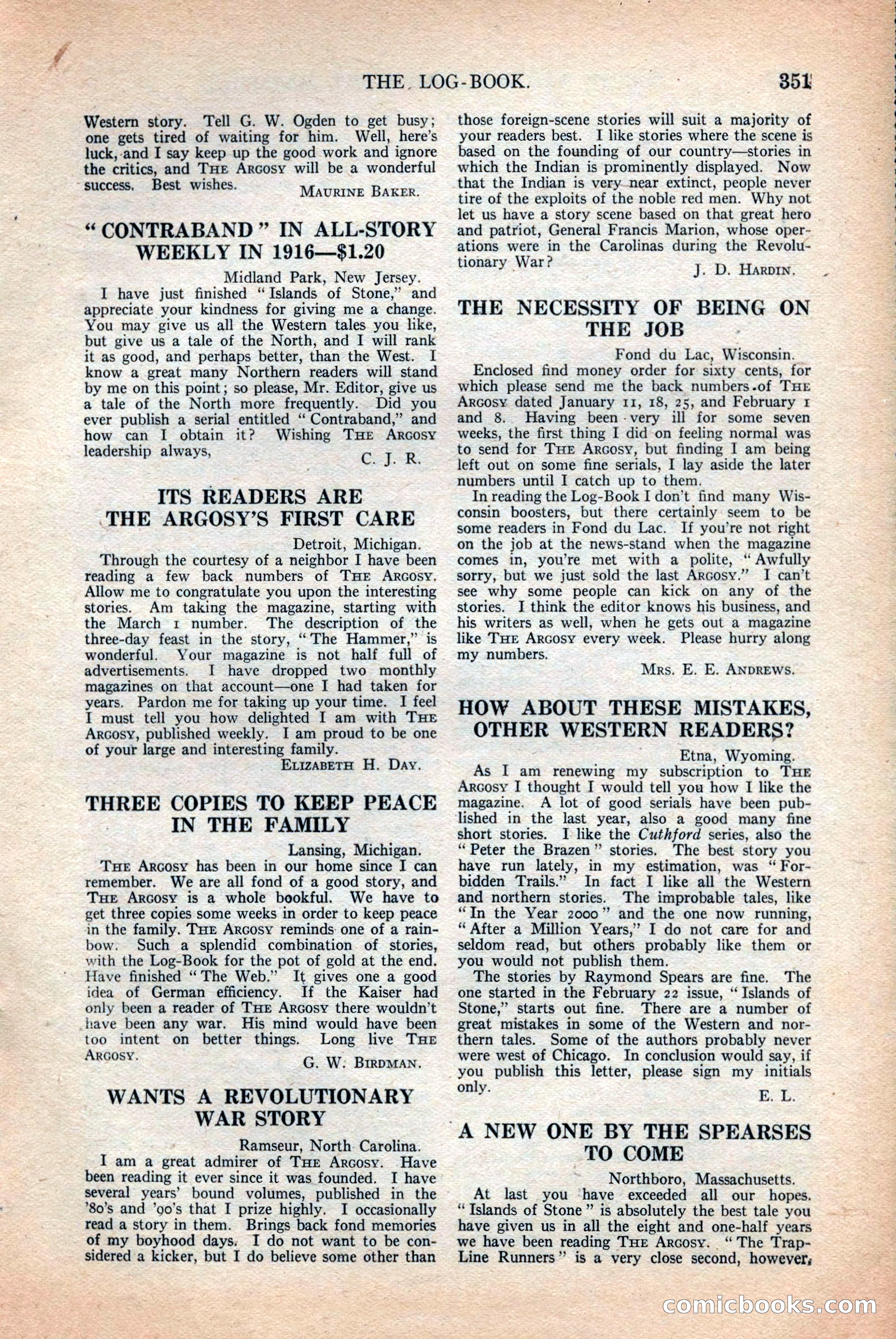 Argosy and Railroad Man's Magazine, Vol. 108 No. 2 — page 185 of 188