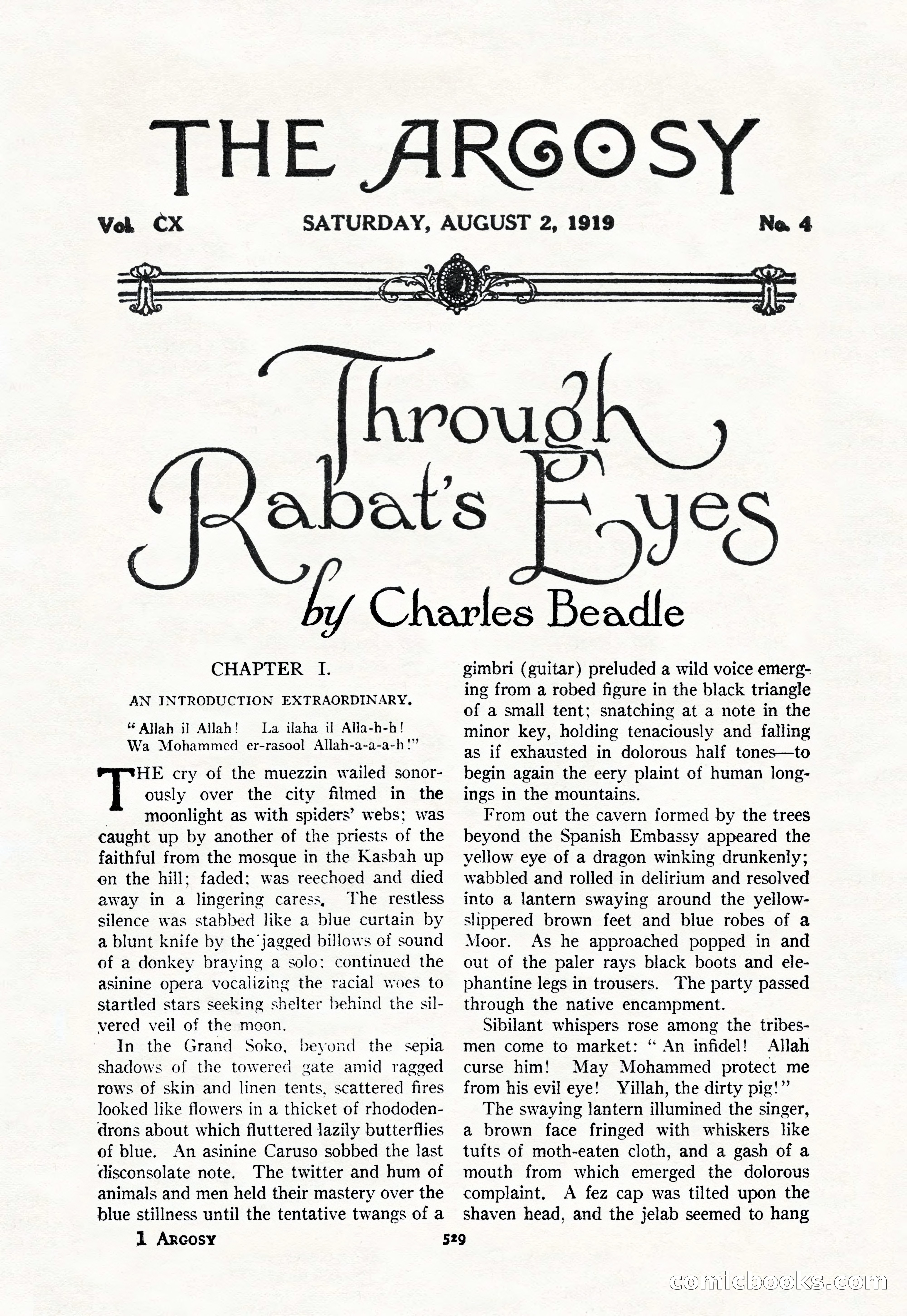 Argosy — "Through Rabat's Eyes" — page 11 of 192