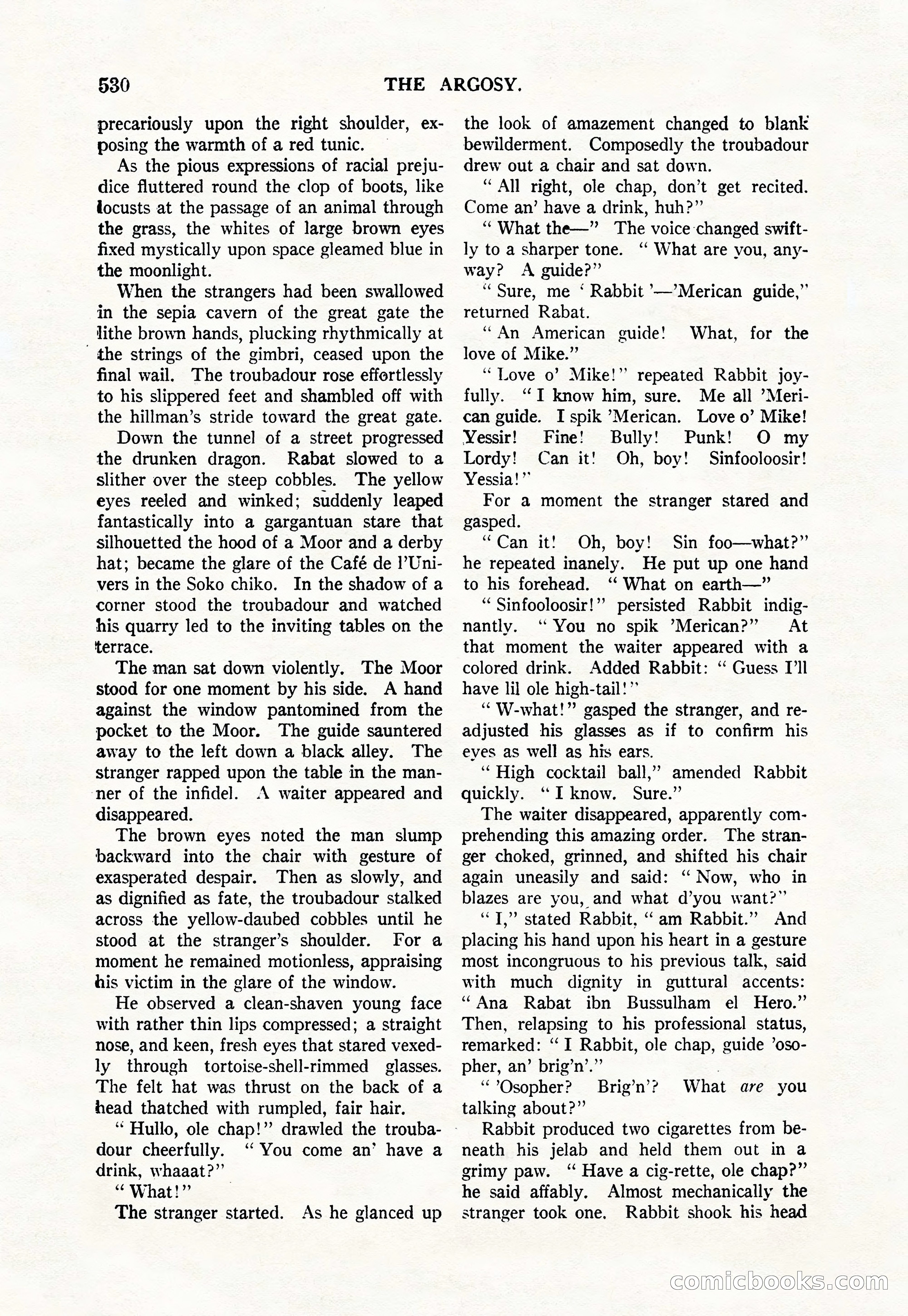 Argosy — "Through Rabat's Eyes" — page 12 of 192
