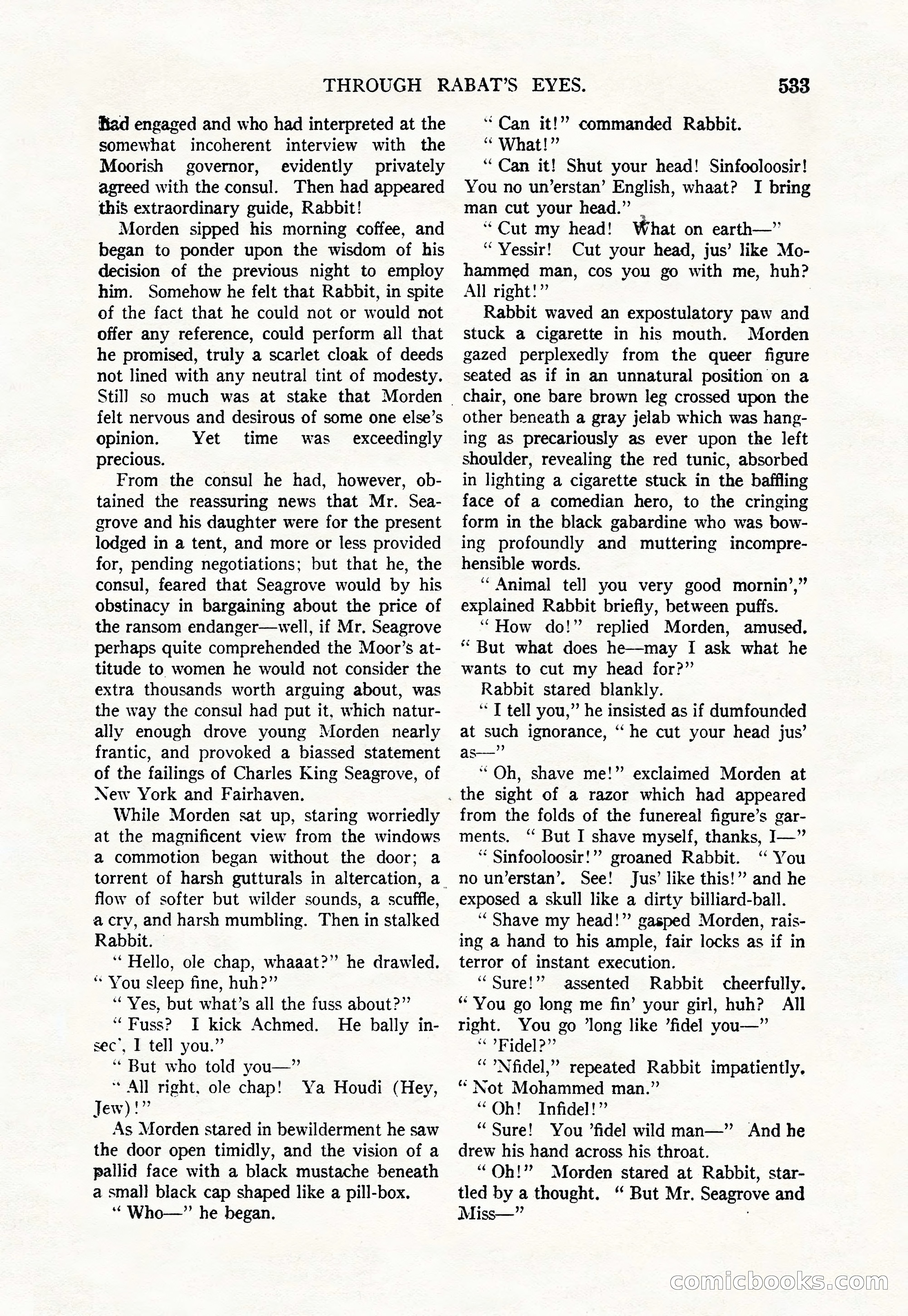 Argosy — "Through Rabat's Eyes" — page 15 of 192