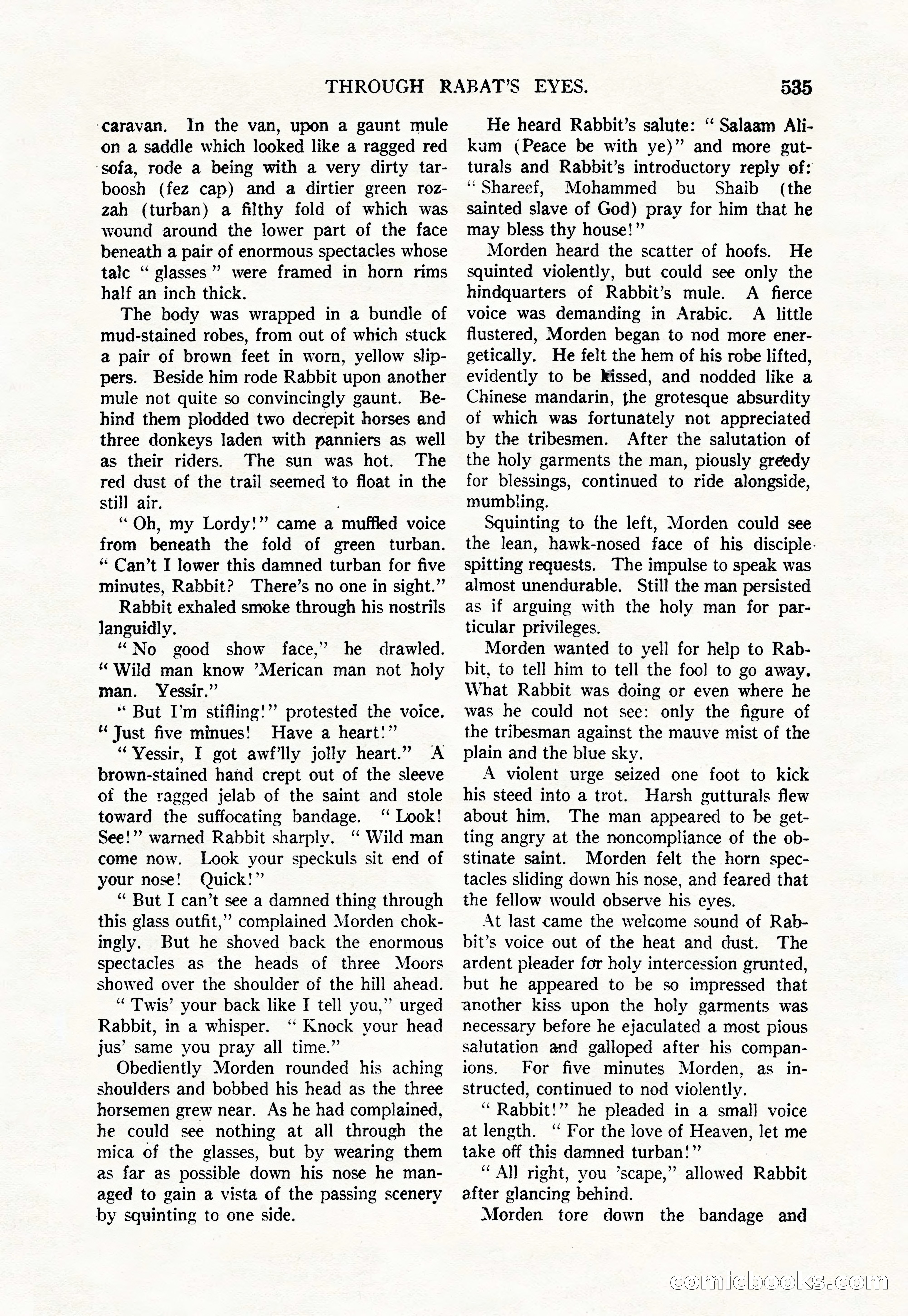 Argosy — "Through Rabat's Eyes" — page 17 of 192