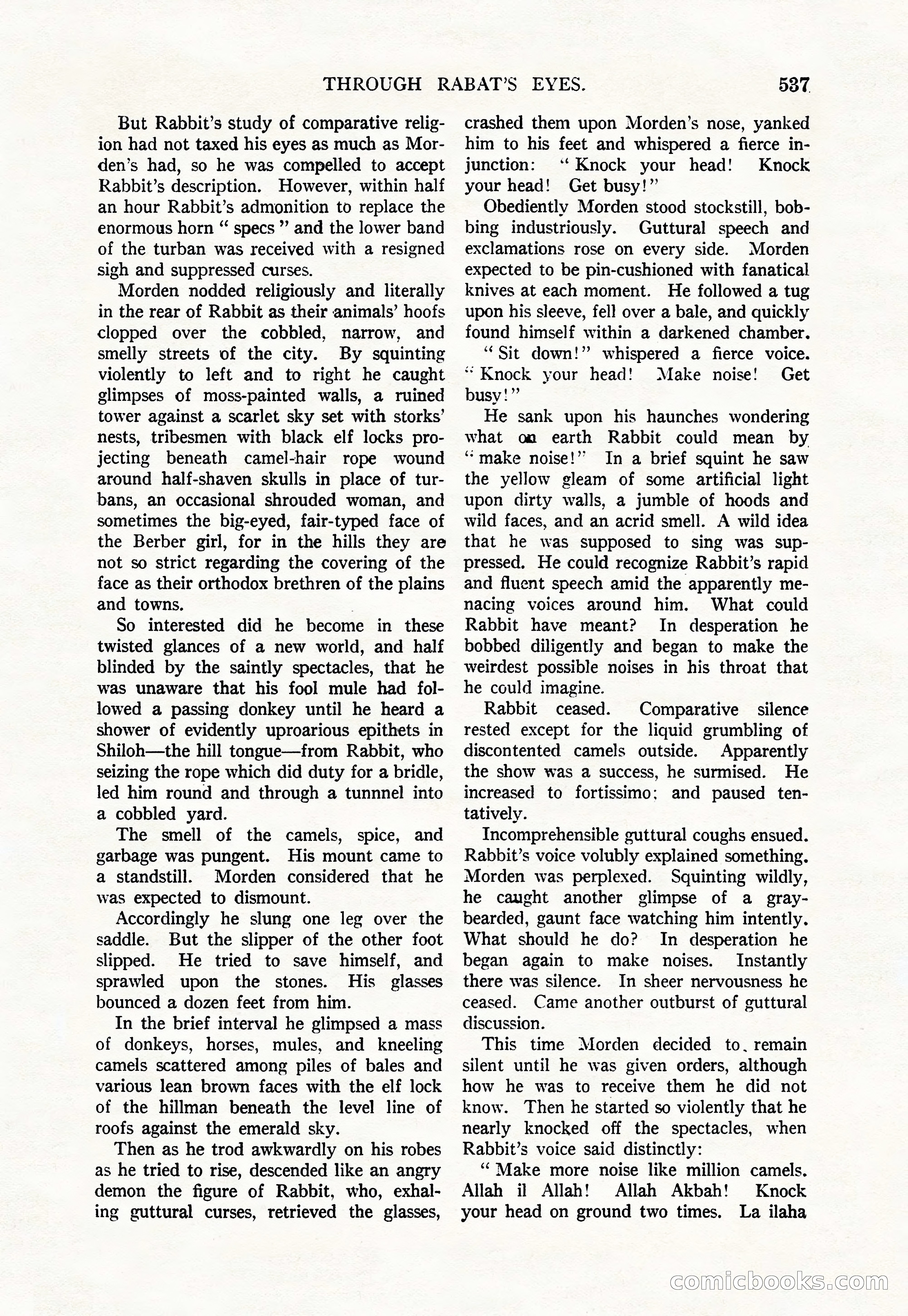 Argosy — "Through Rabat's Eyes" — page 19 of 192