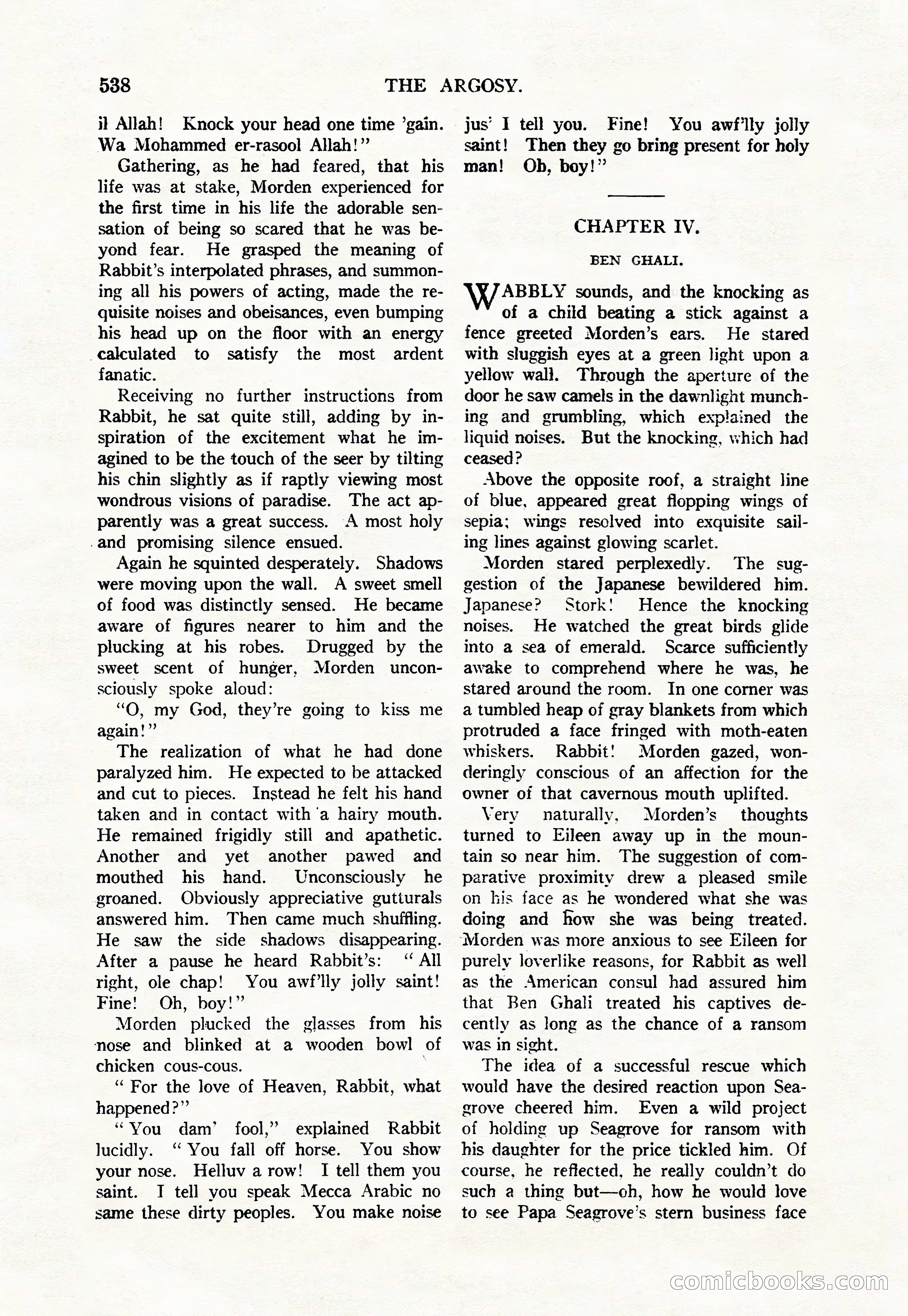 Argosy — "Through Rabat's Eyes" — page 20 of 192