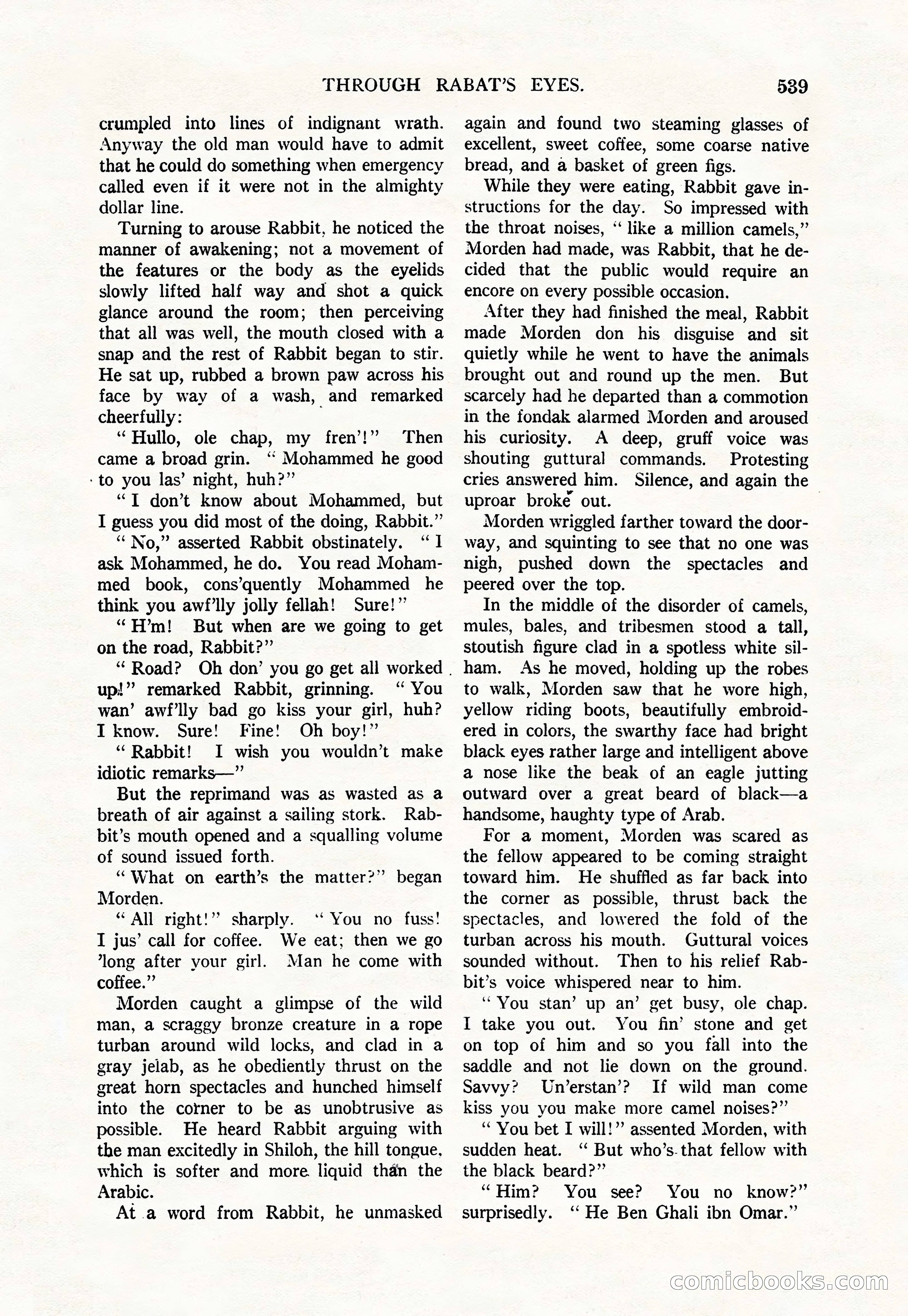 Argosy — "Through Rabat's Eyes" — page 21 of 192