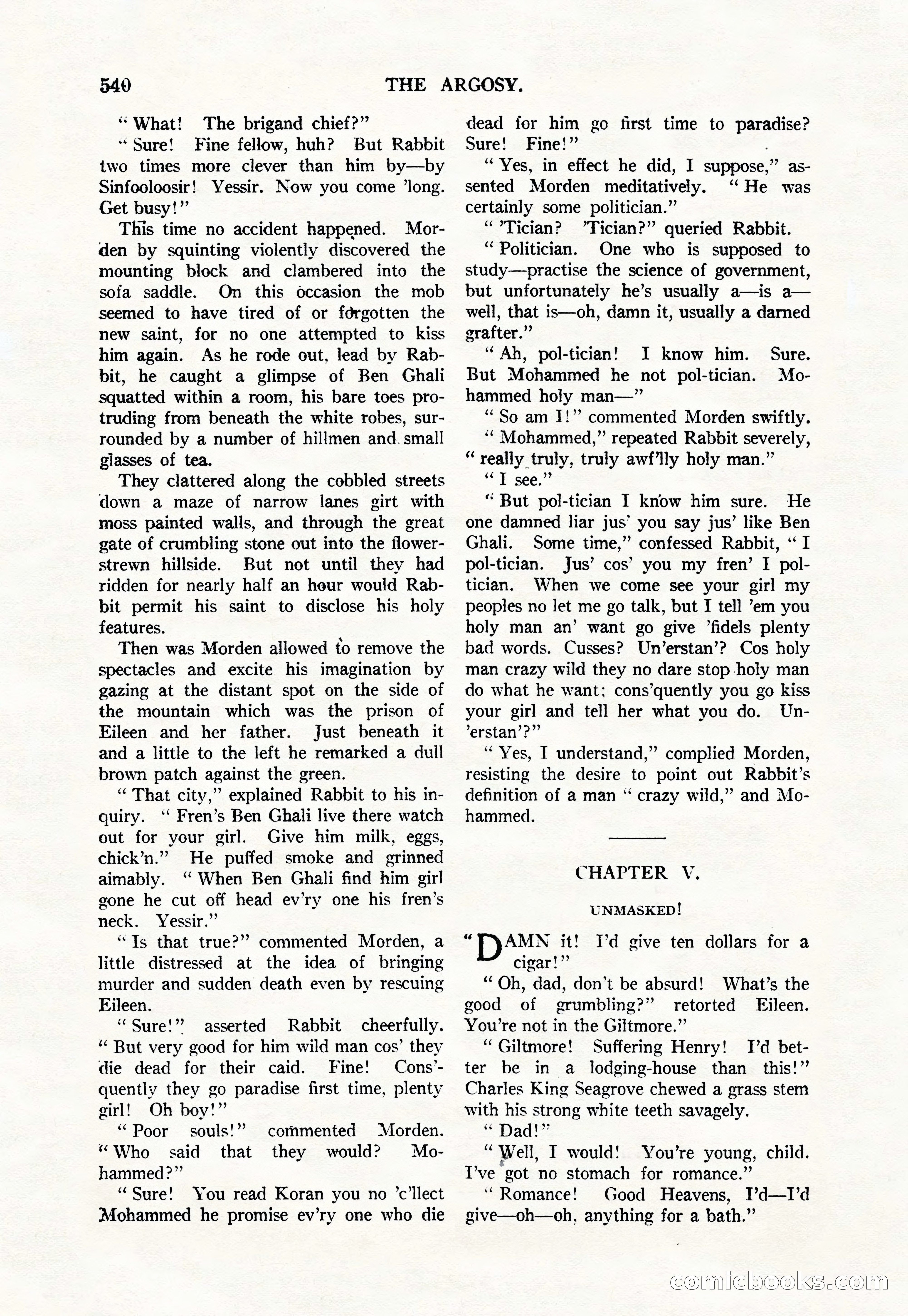 Argosy — "Through Rabat's Eyes" — page 22 of 192