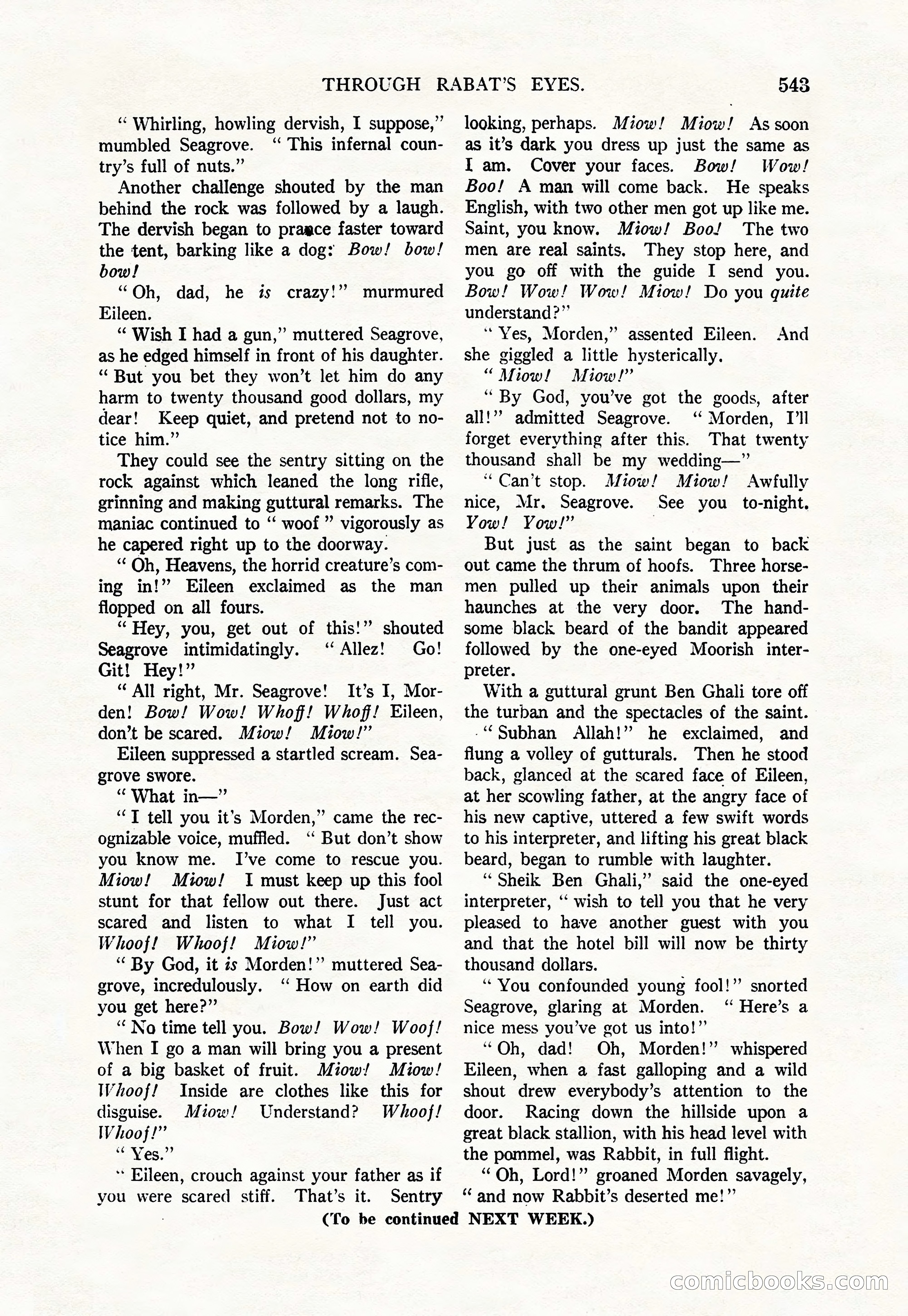 Argosy — "Through Rabat's Eyes" — page 25 of 192
