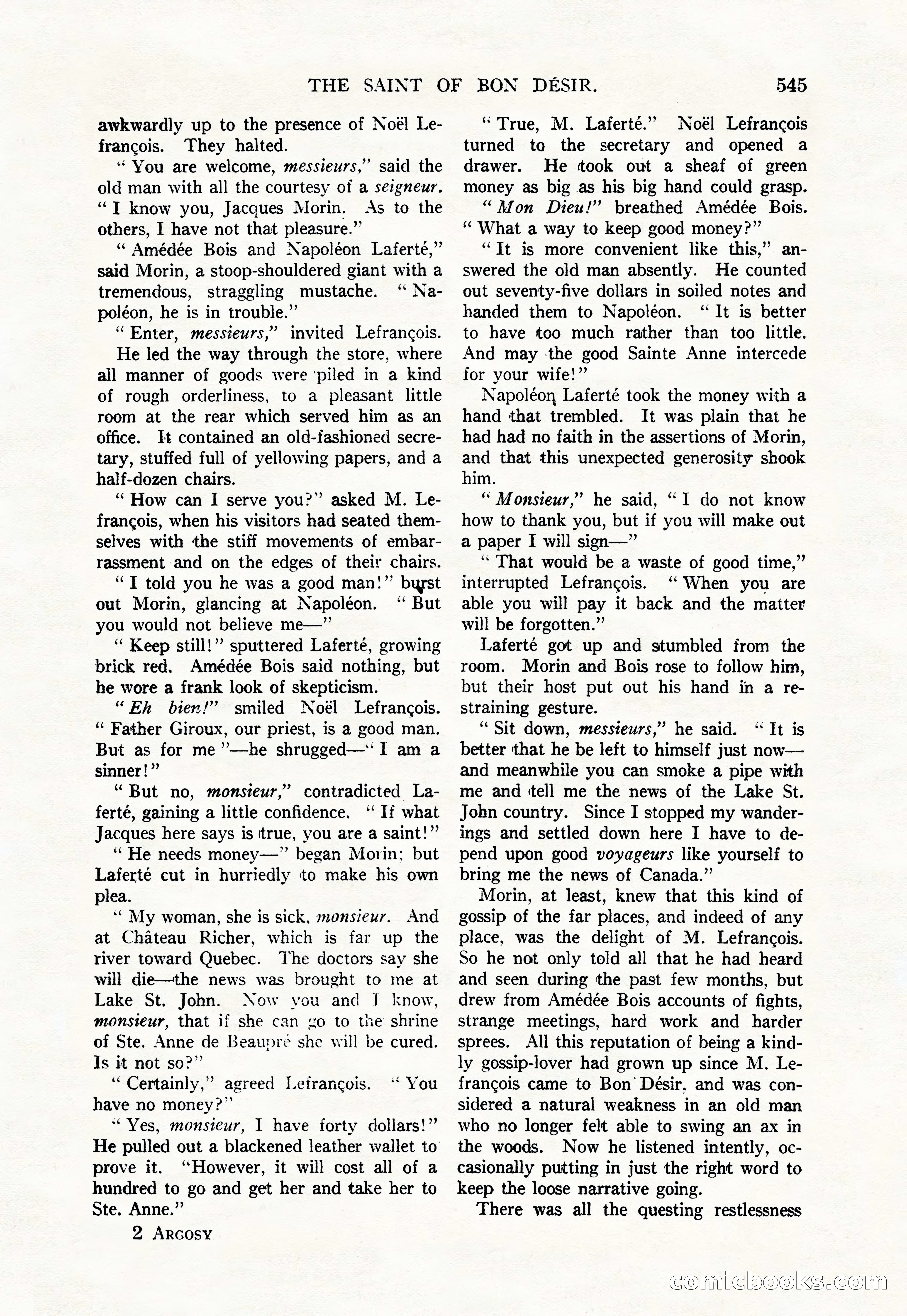 Argosy — "Through Rabat's Eyes" — page 27 of 192