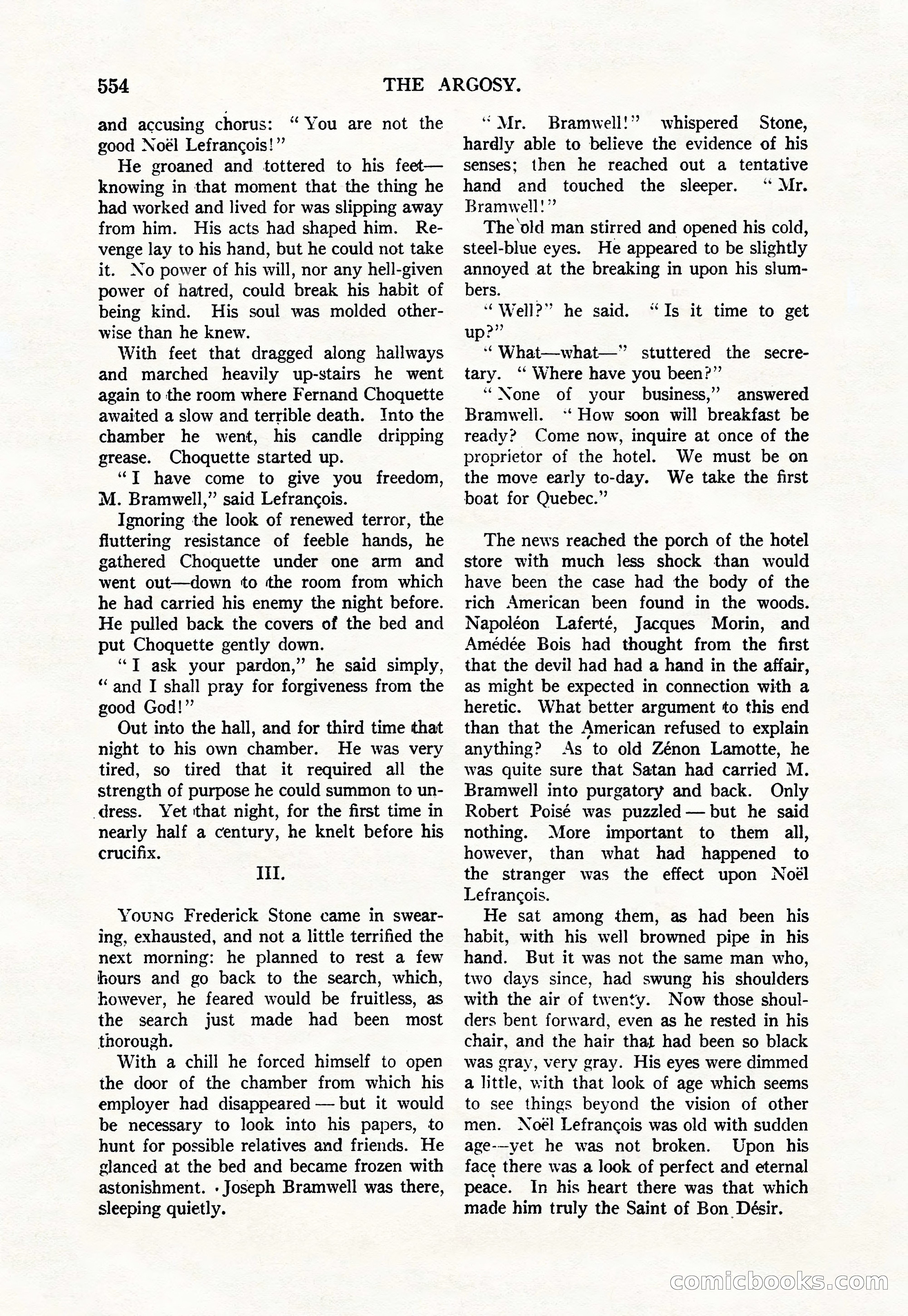Argosy — "Through Rabat's Eyes" — page 36 of 192