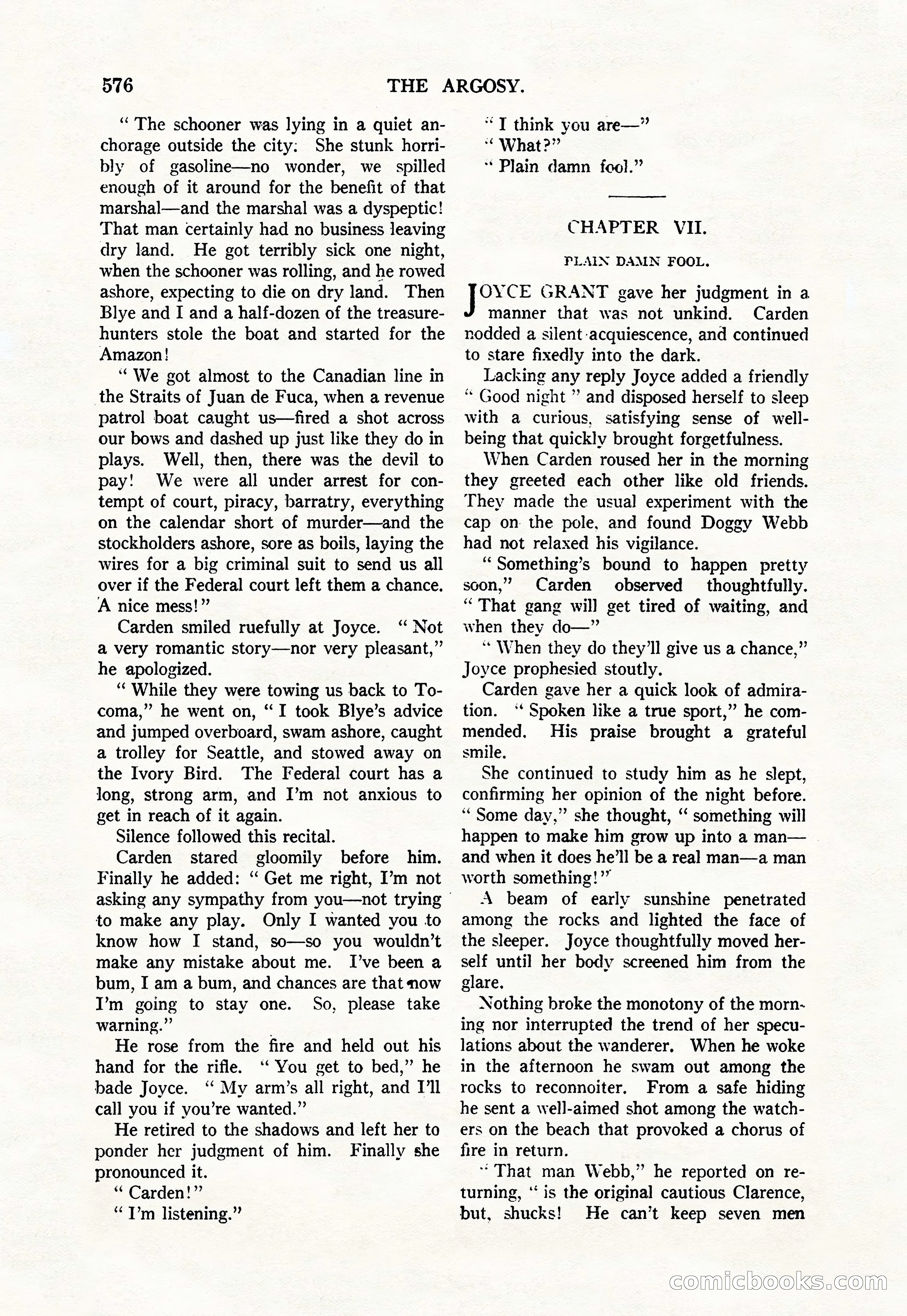 Argosy — "Through Rabat's Eyes" — page 58 of 192