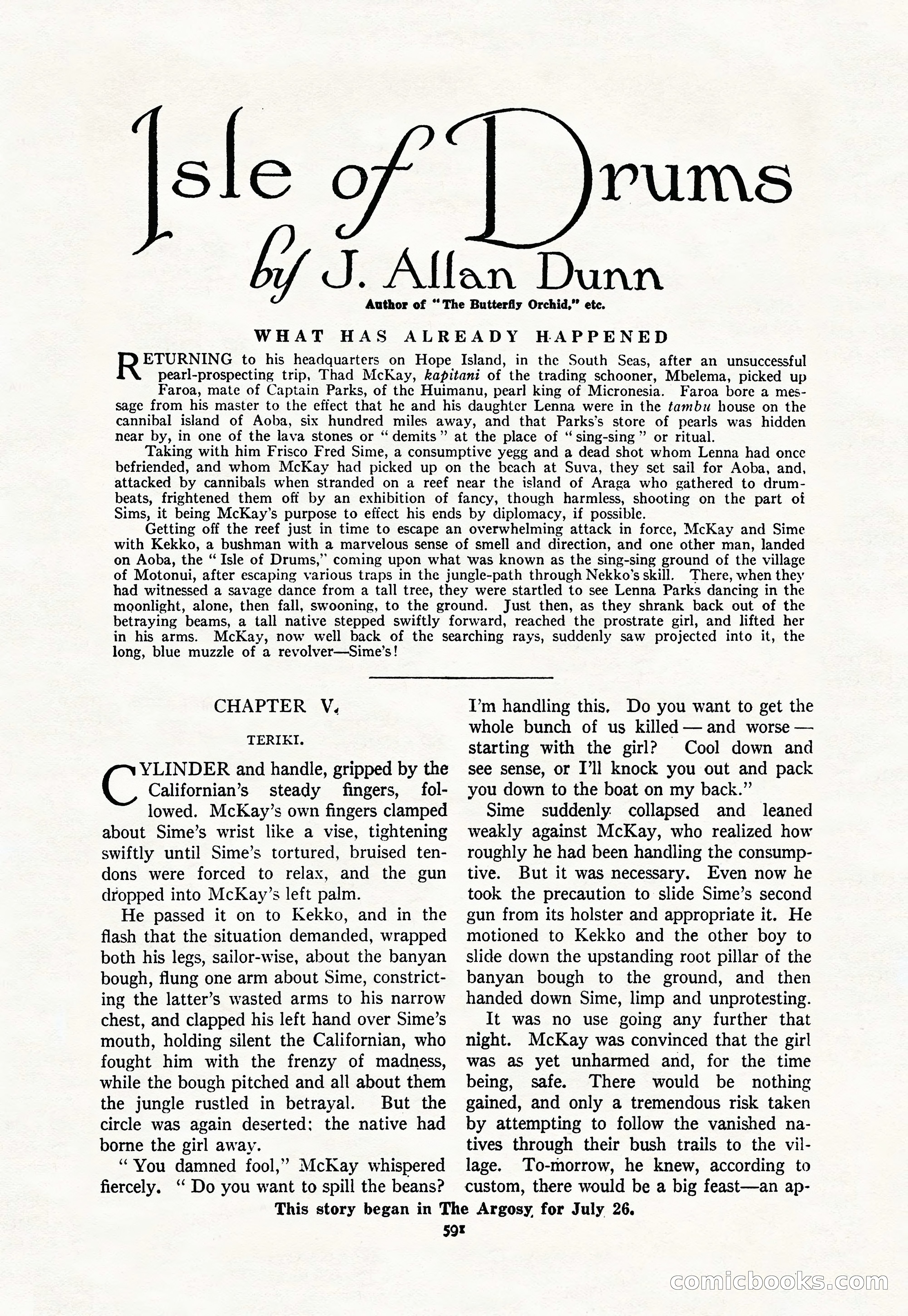 Argosy — "Through Rabat's Eyes" — page 73 of 192