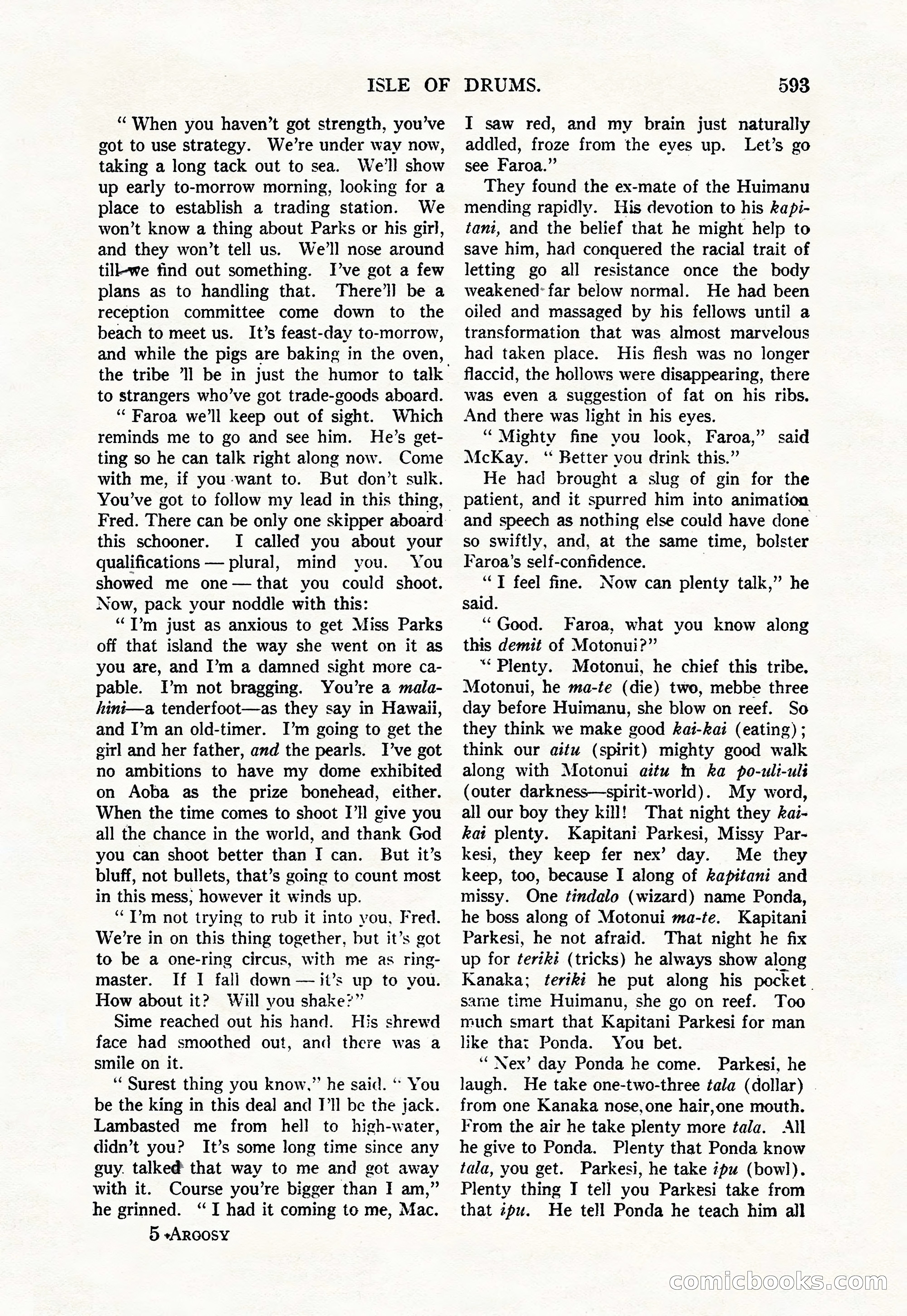 Argosy — "Through Rabat's Eyes" — page 75 of 192