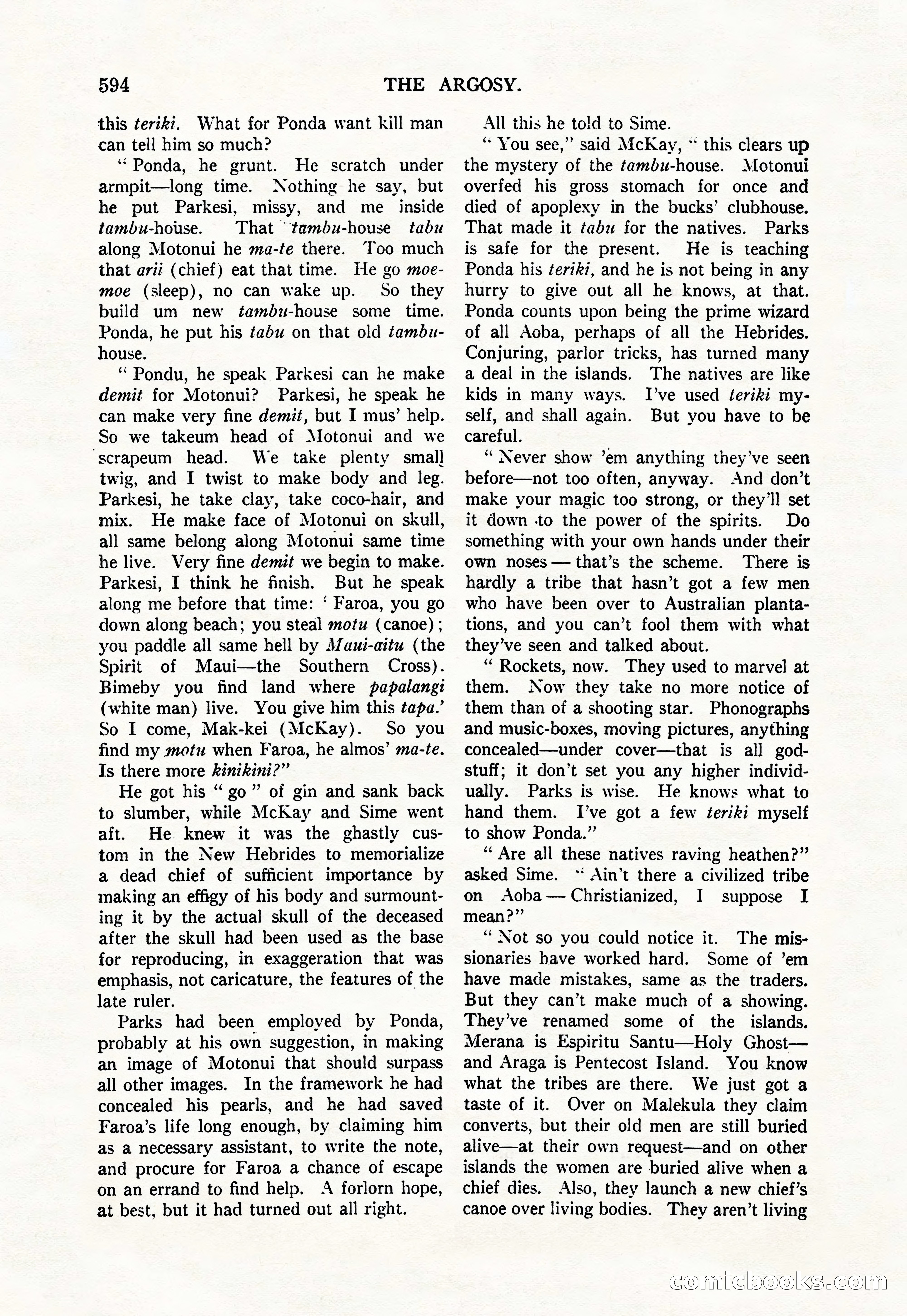 Argosy — "Through Rabat's Eyes" — page 76 of 192