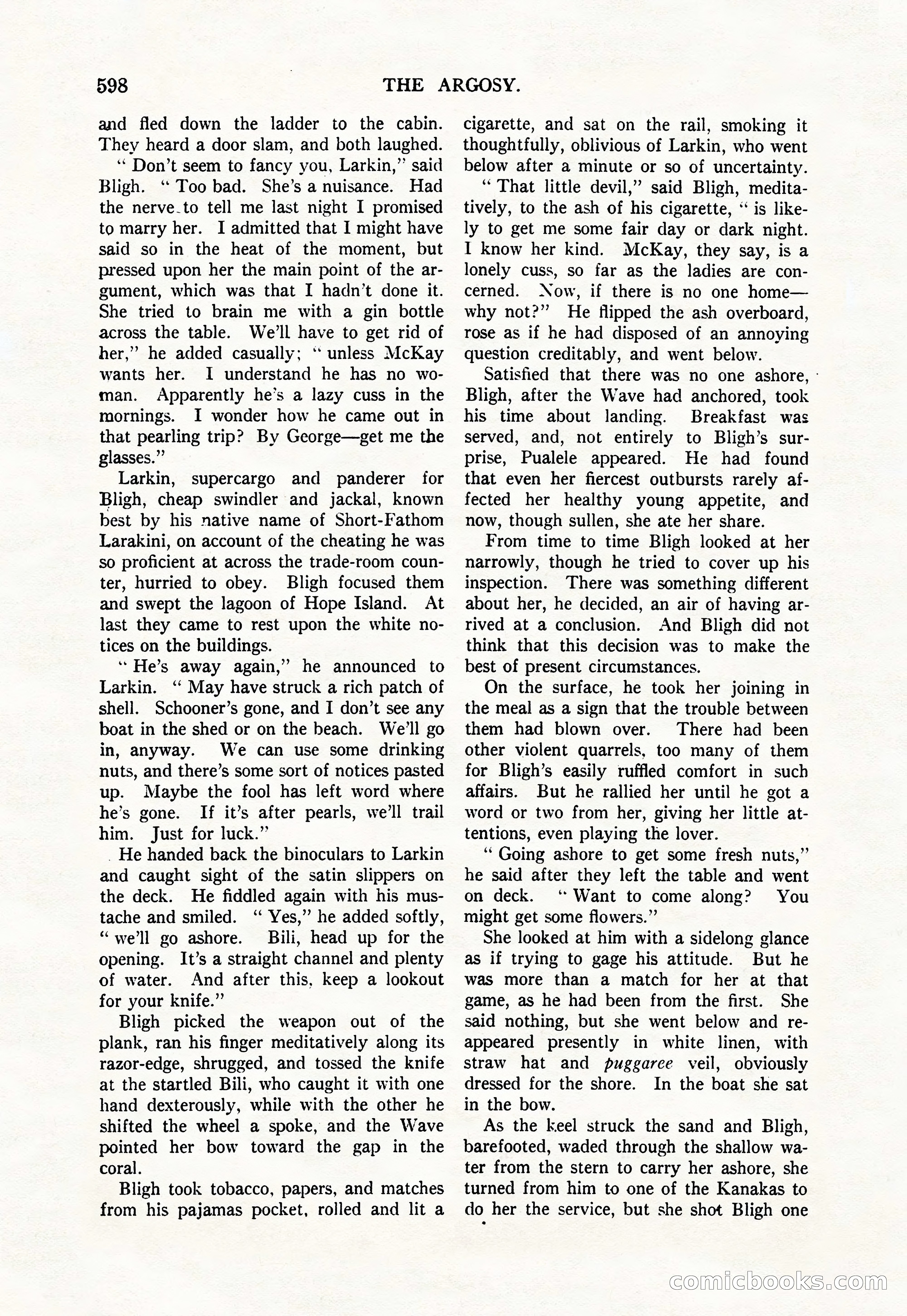 Argosy — "Through Rabat's Eyes" — page 80 of 192