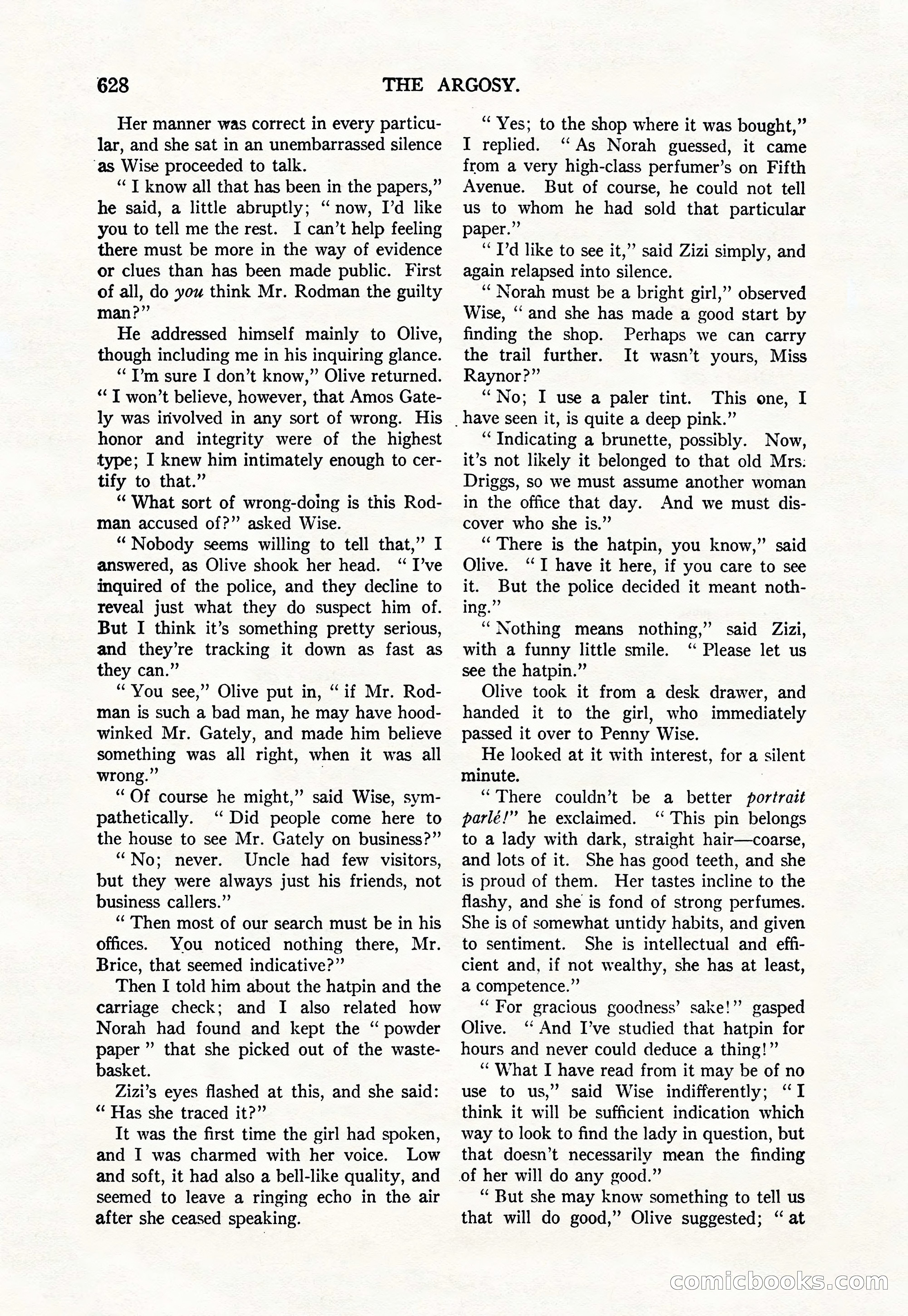 Argosy — "Through Rabat's Eyes" — page 110 of 192