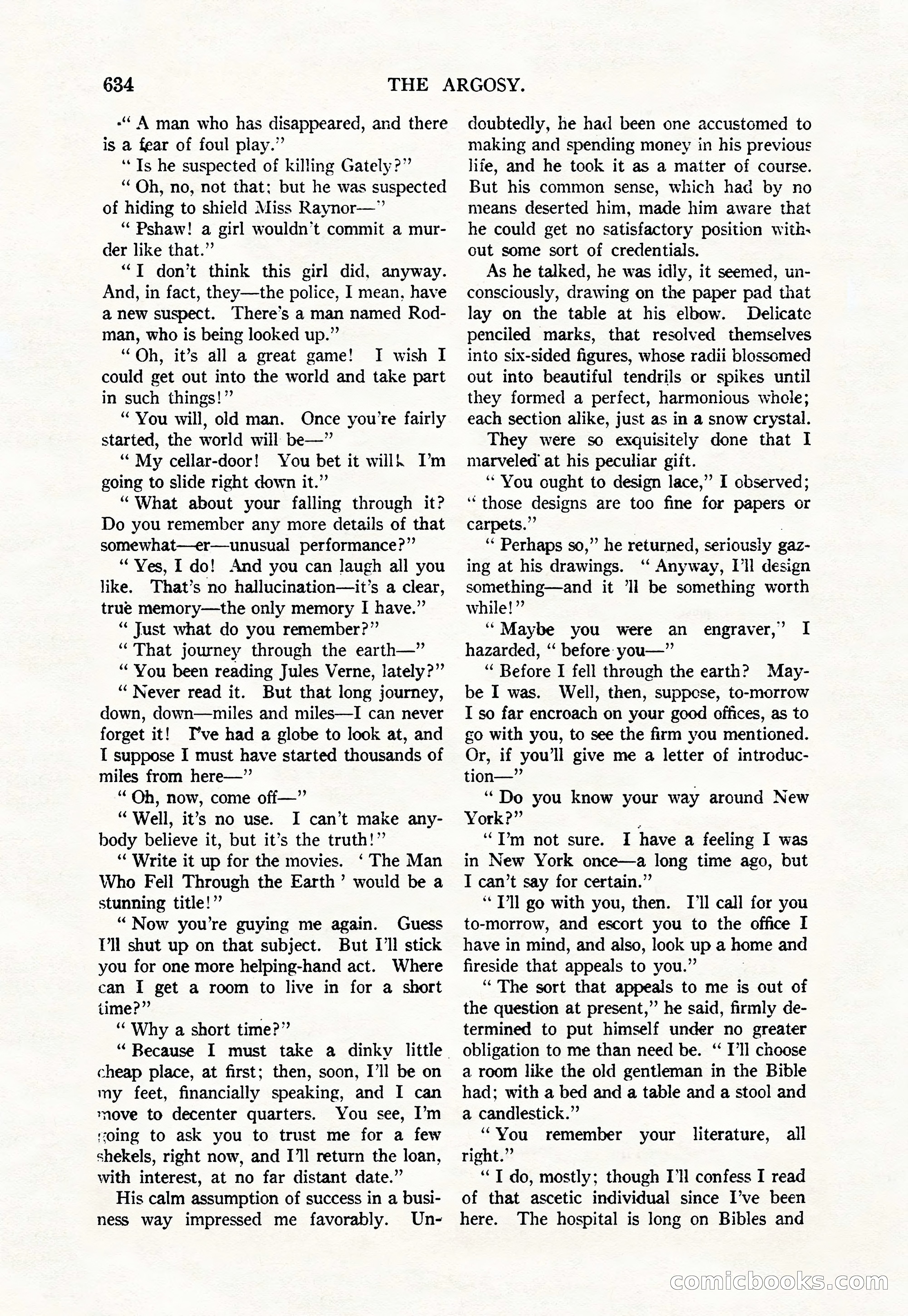 Argosy — "Through Rabat's Eyes" — page 116 of 192