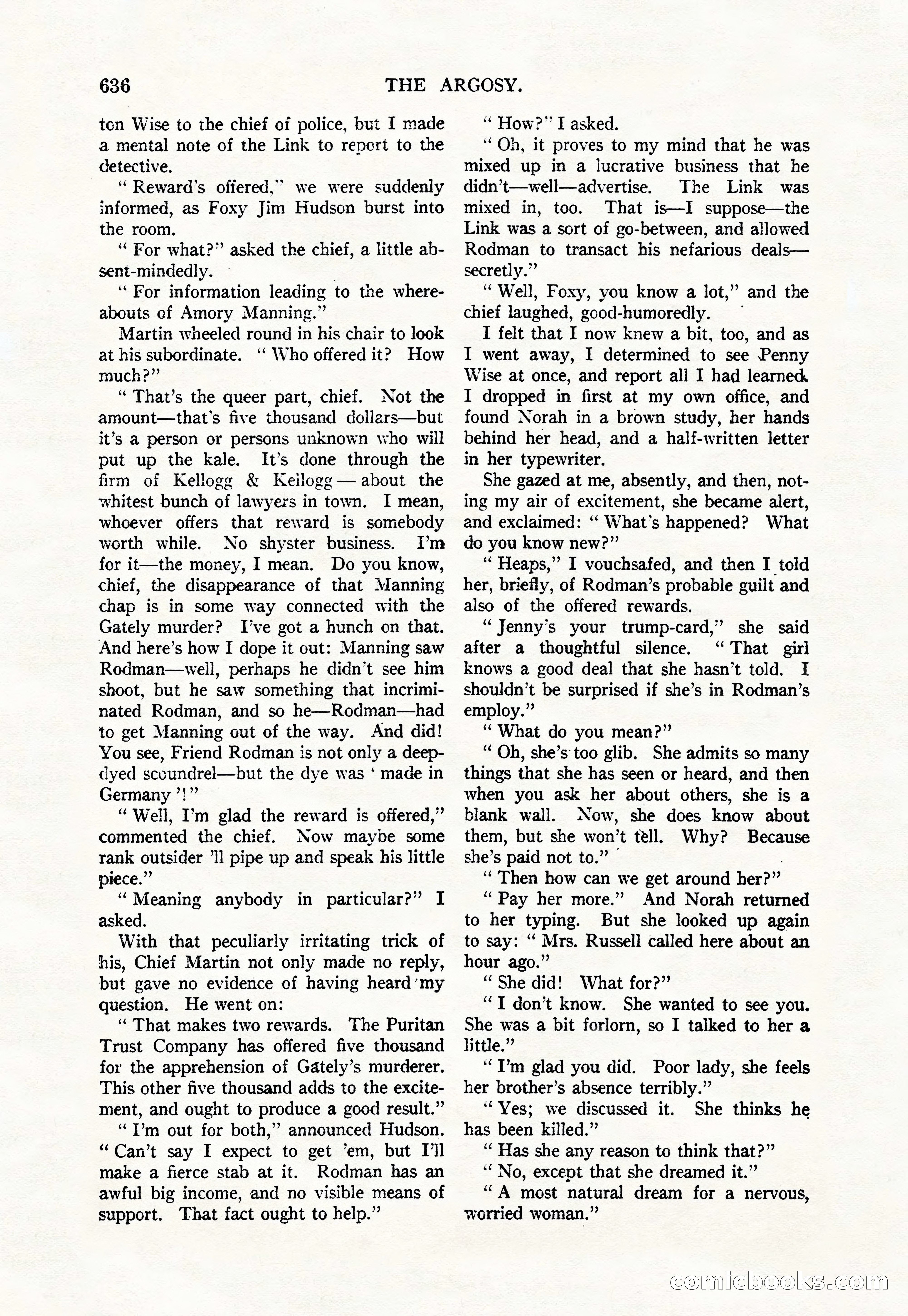 Argosy — "Through Rabat's Eyes" — page 118 of 192