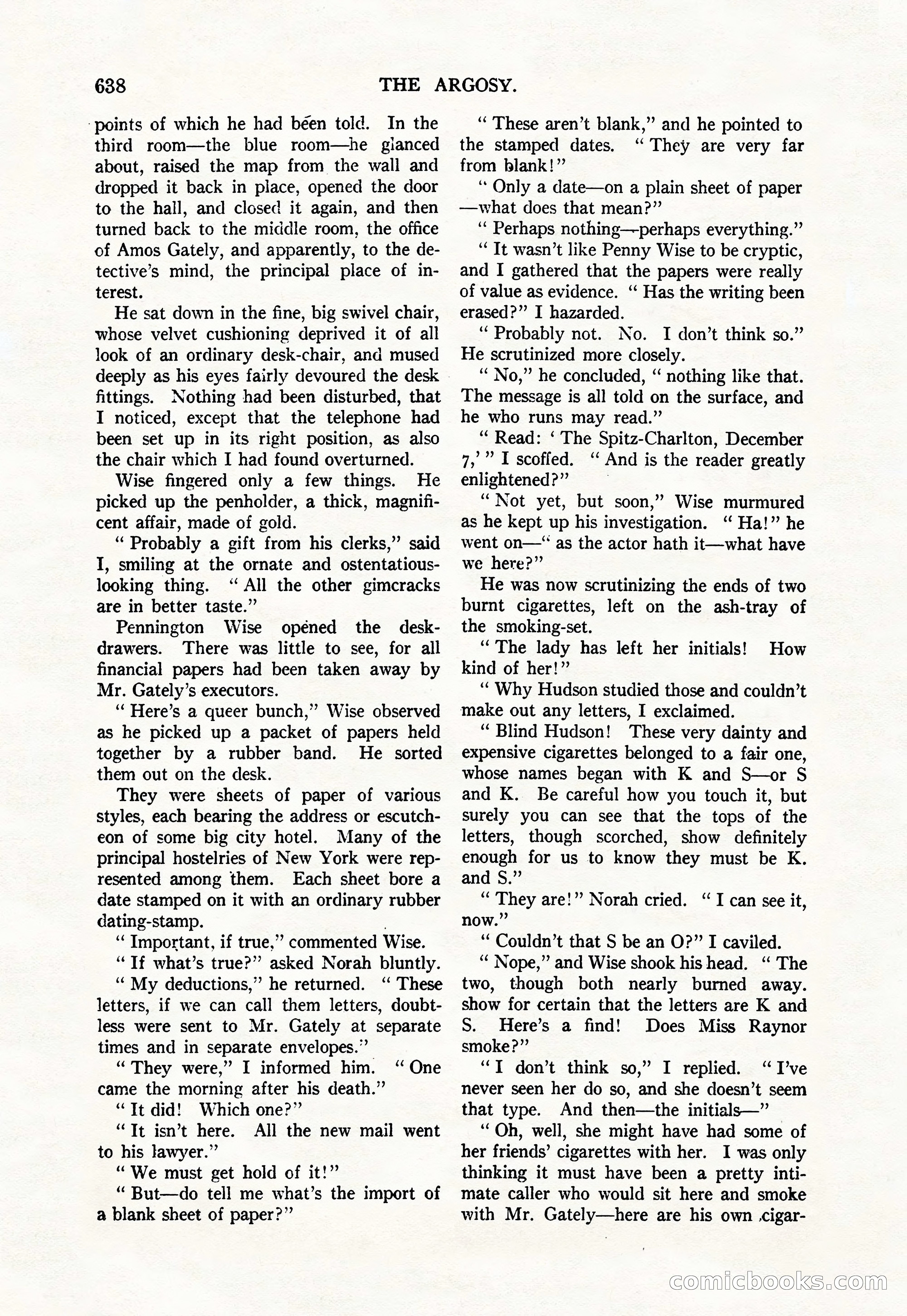 Argosy — "Through Rabat's Eyes" — page 120 of 192