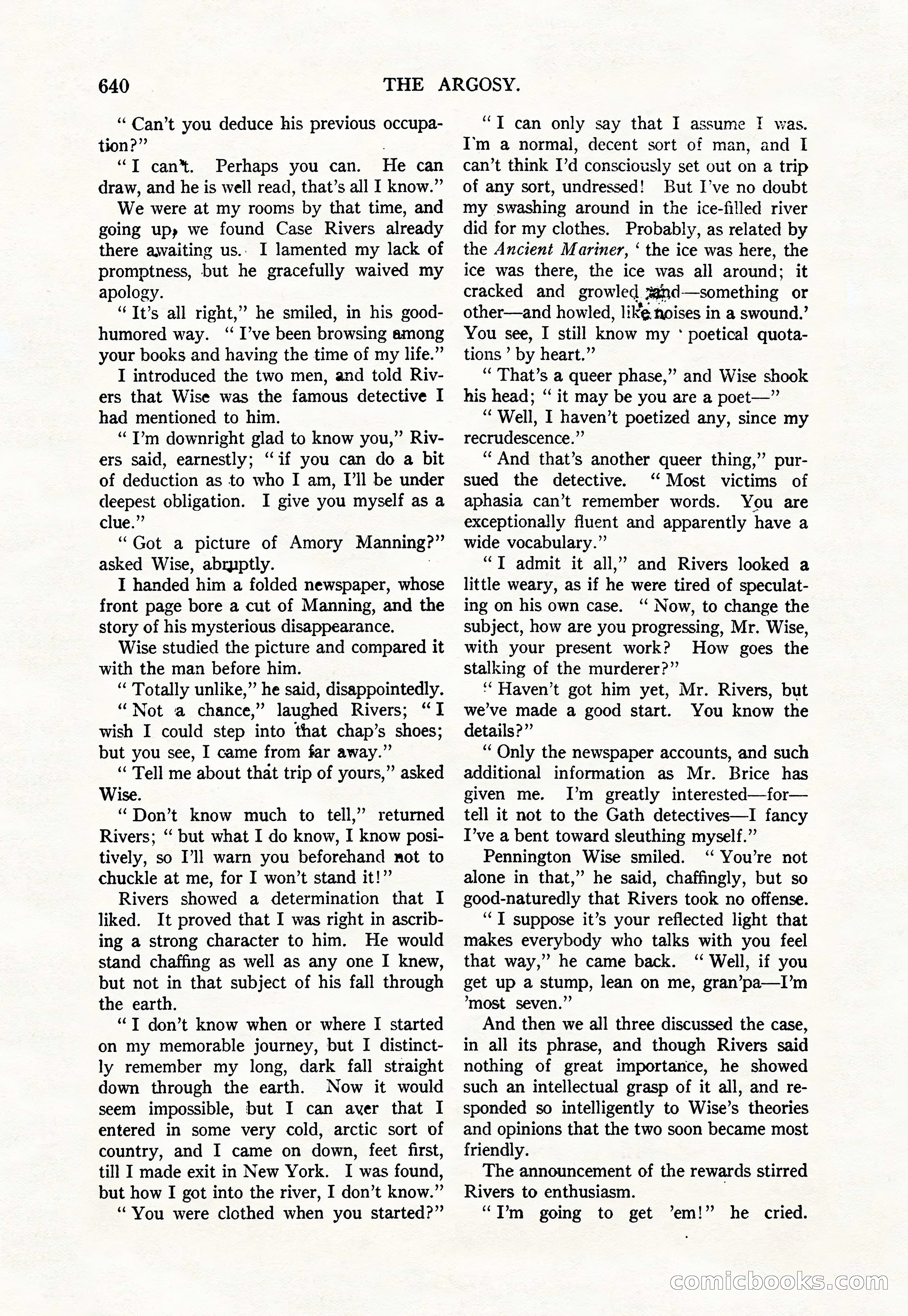 Argosy — "Through Rabat's Eyes" — page 122 of 192