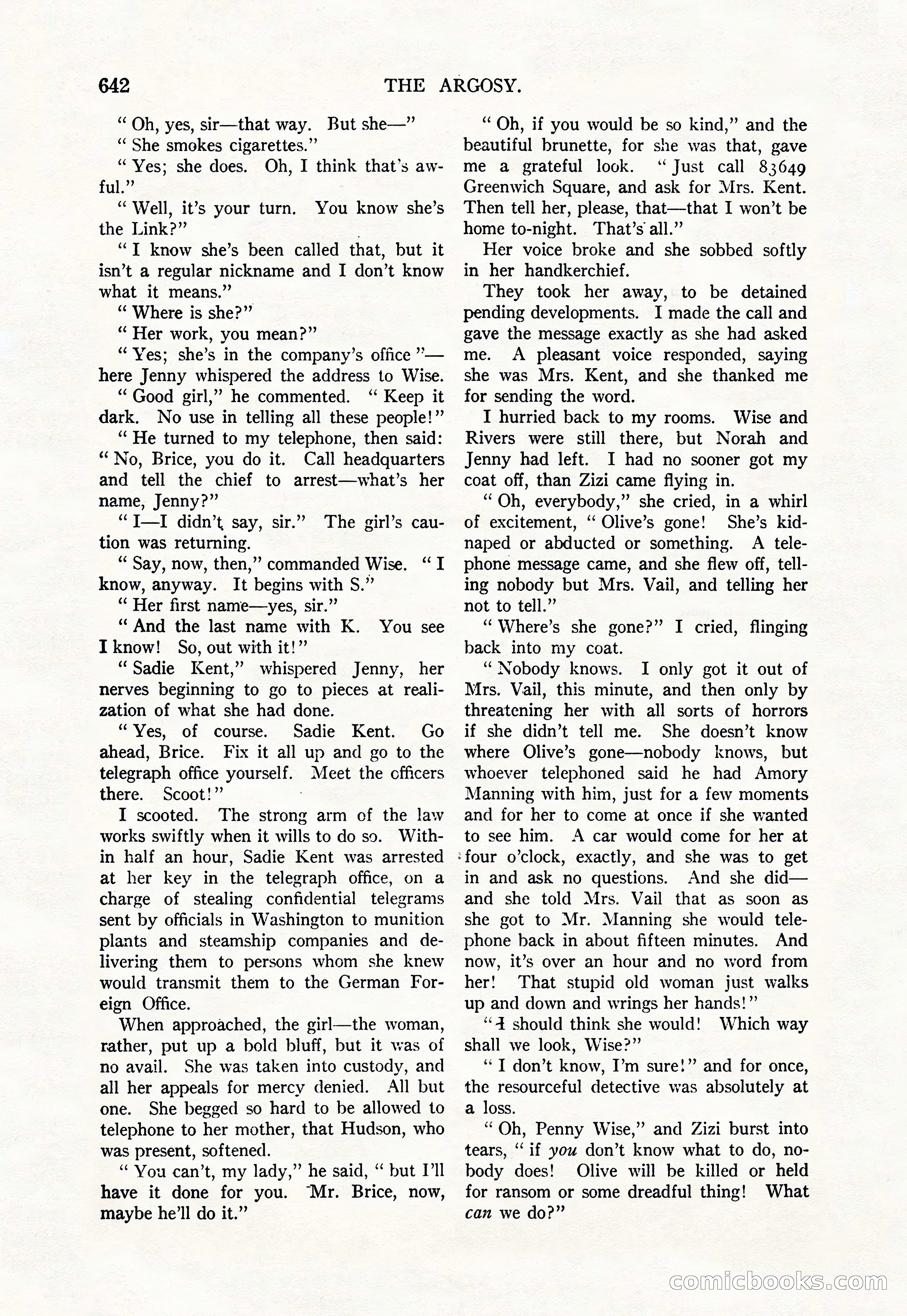 Argosy — "Through Rabat's Eyes" — page 124 of 192
